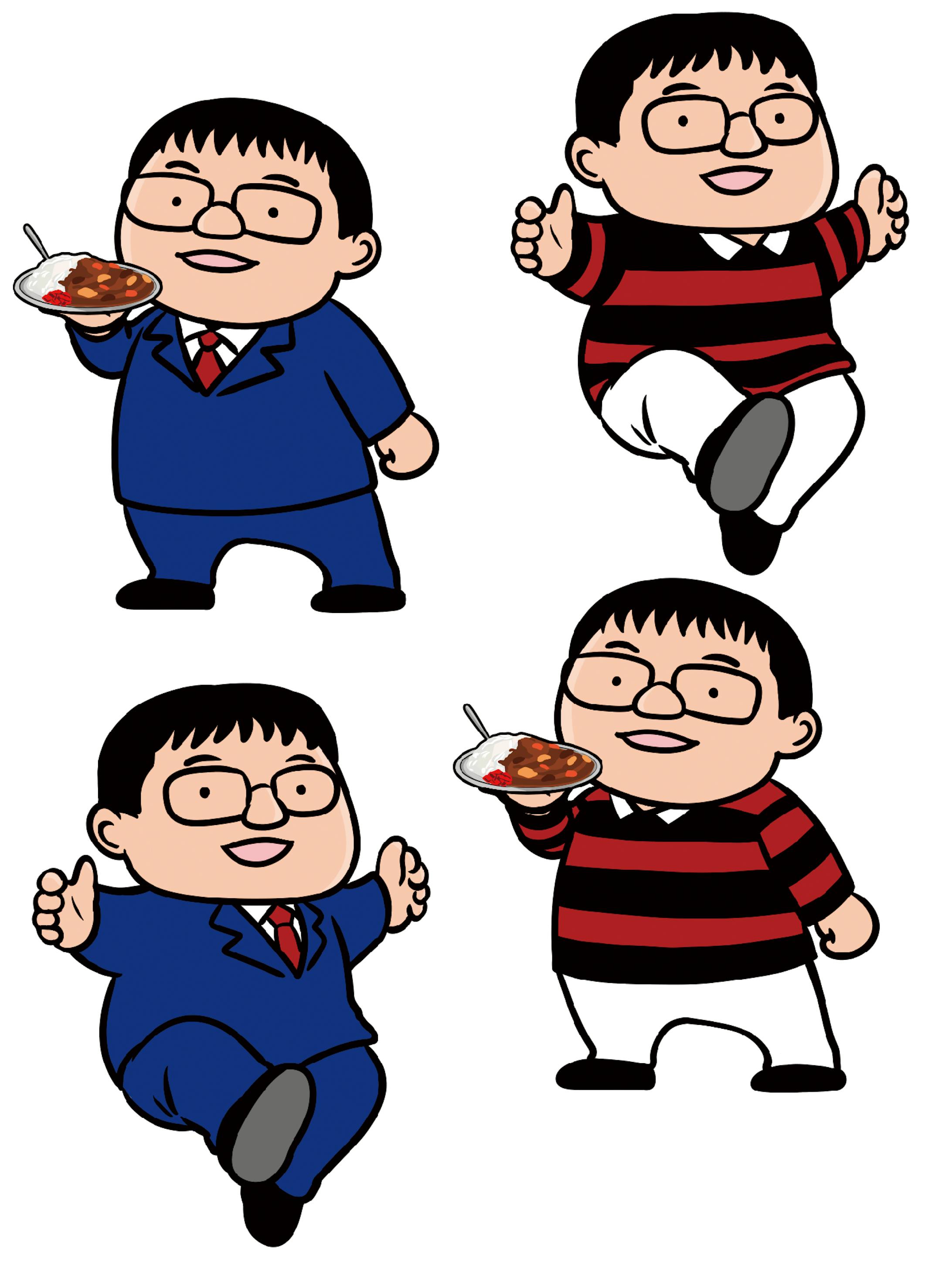 長内様似顔絵-1