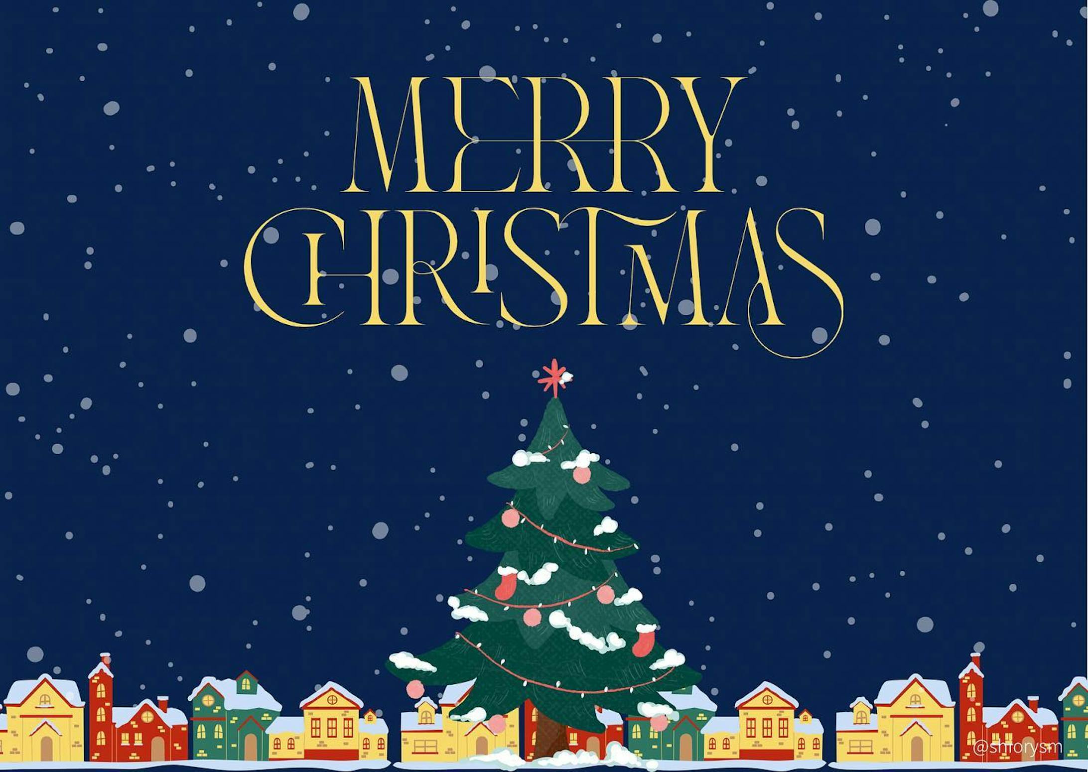 Christmas card Canva