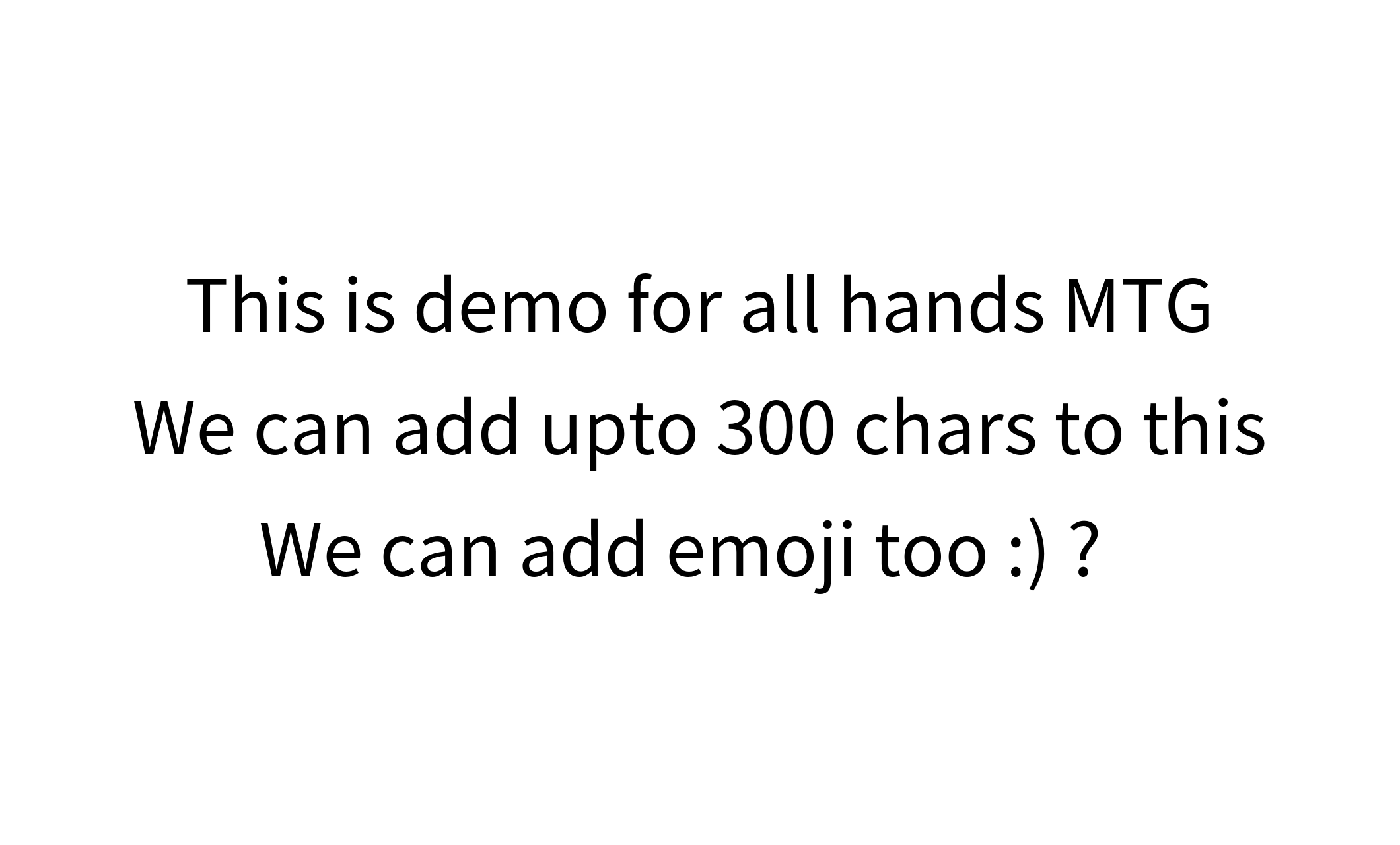 demo