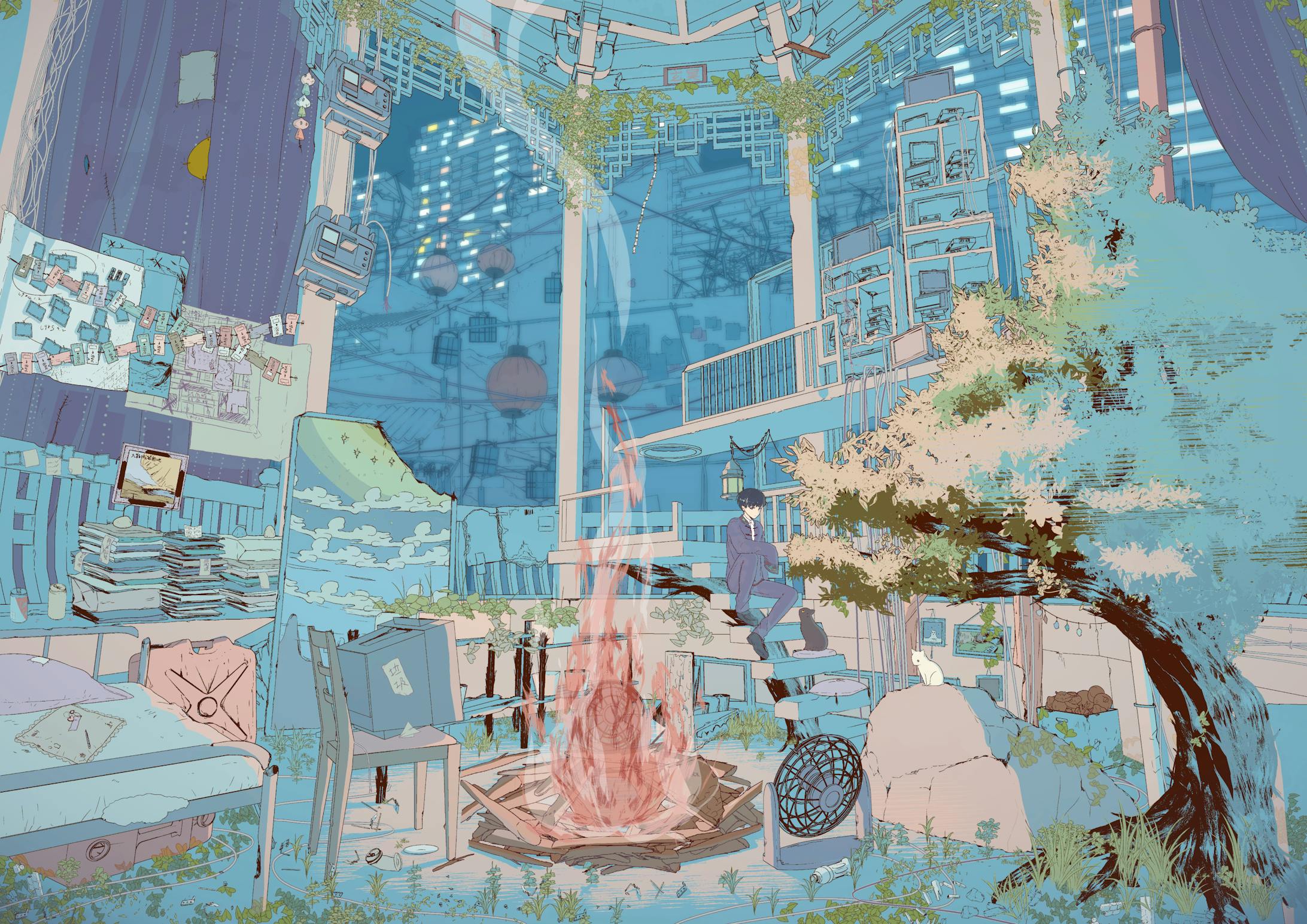 九龍城の猫のいる部屋 九龍城の猫のいる部屋