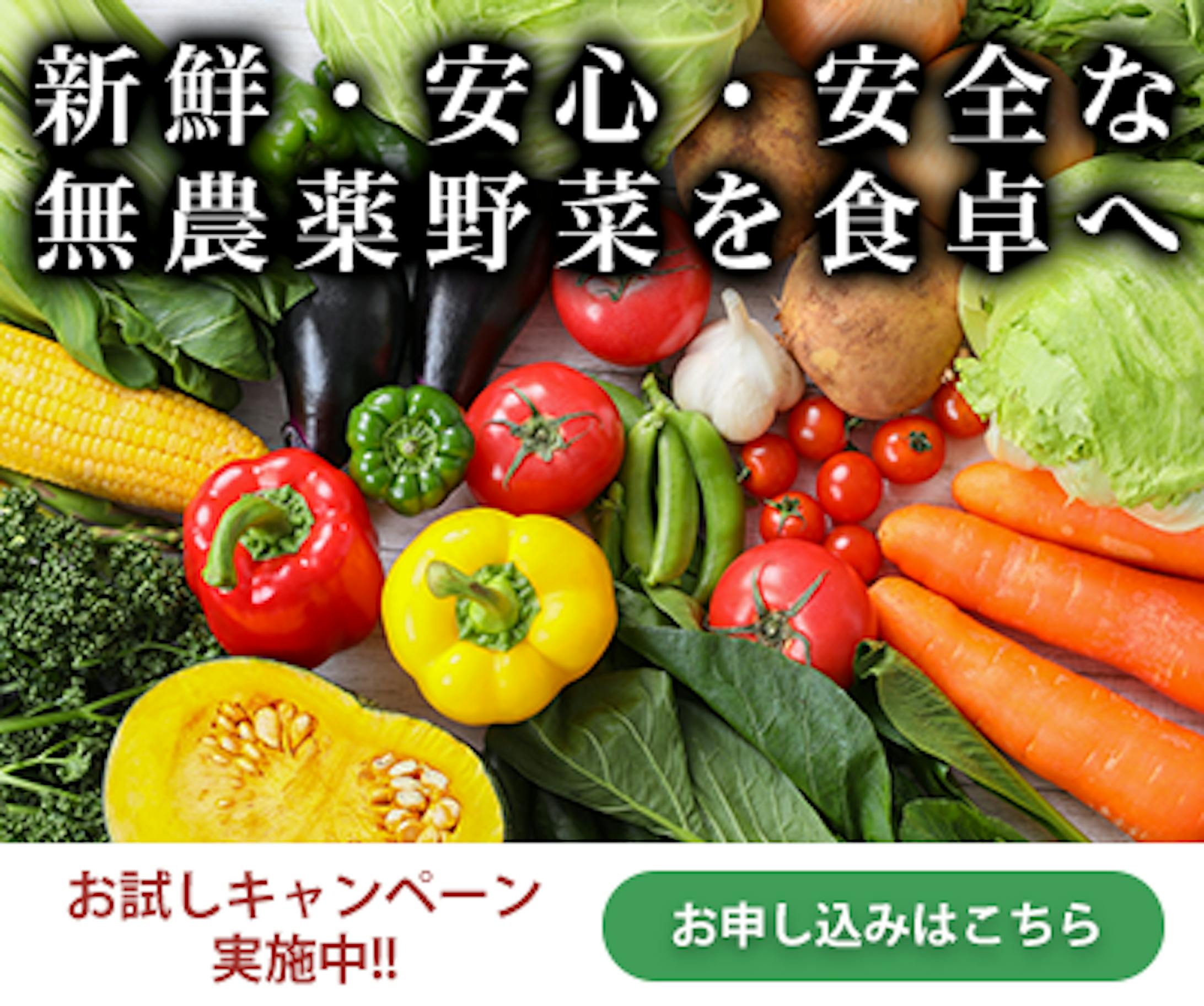 無農薬野菜　バナー-1
