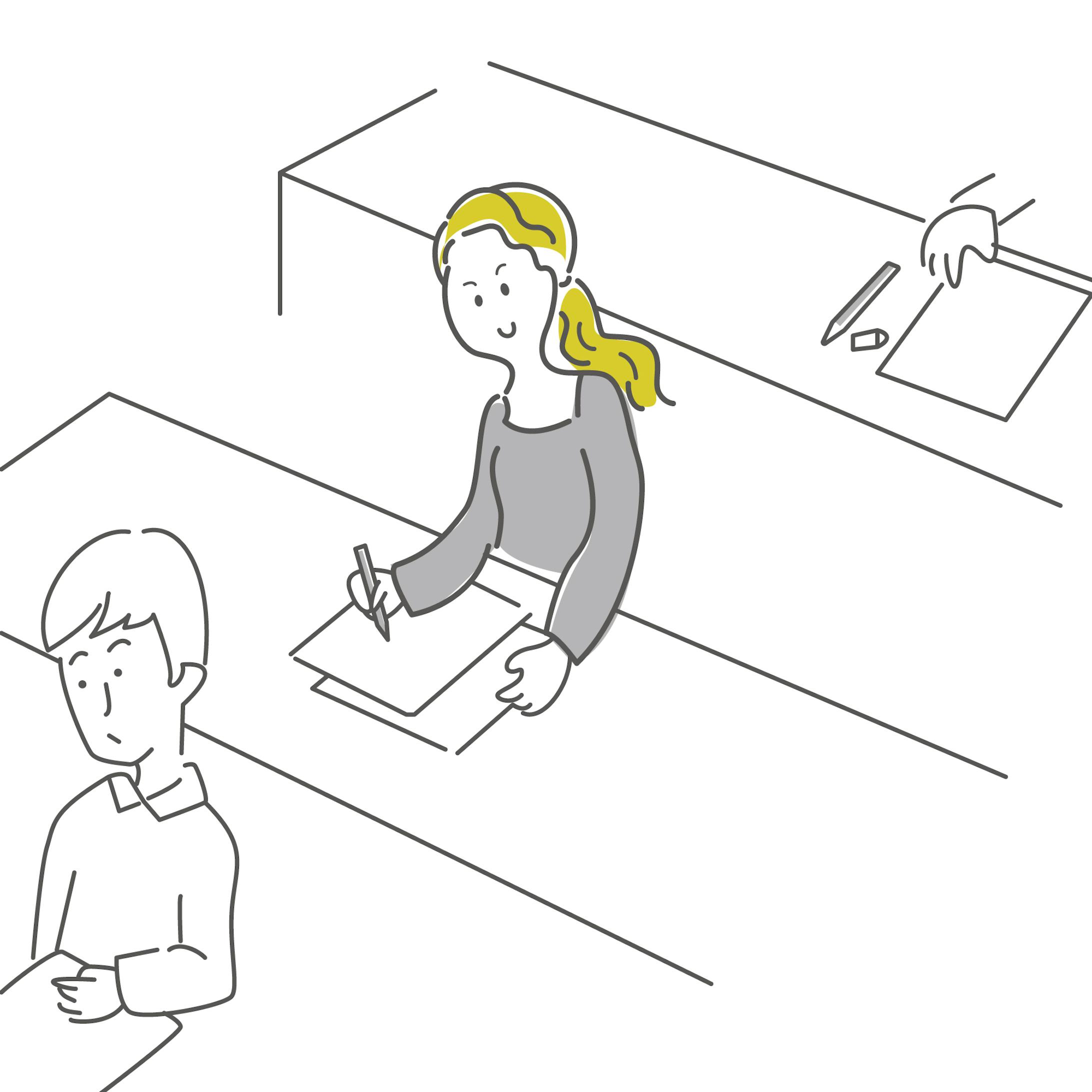 学校webサイト用イラスト