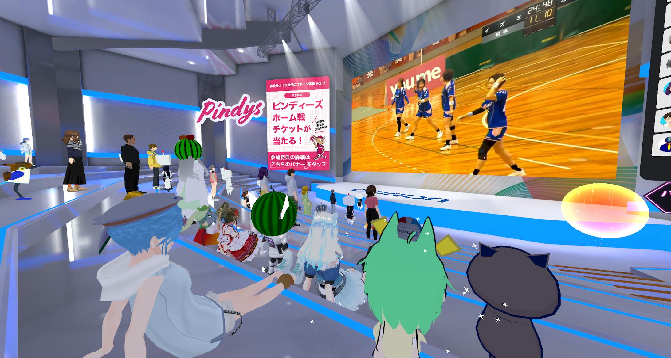 【メタバース空間制作】バーチャルイベントホール_オムロン株式会社様-1