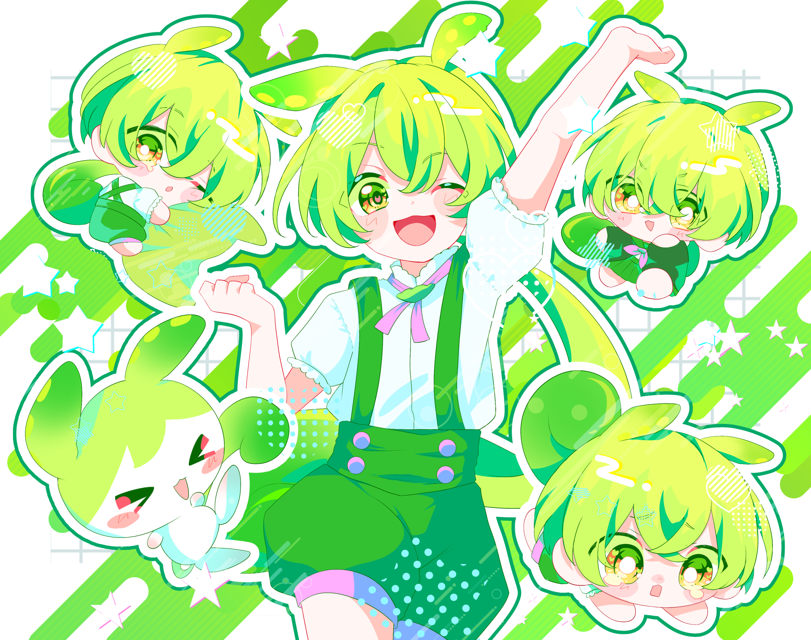 ずんだもんイラストコンテスト 応募作品-1