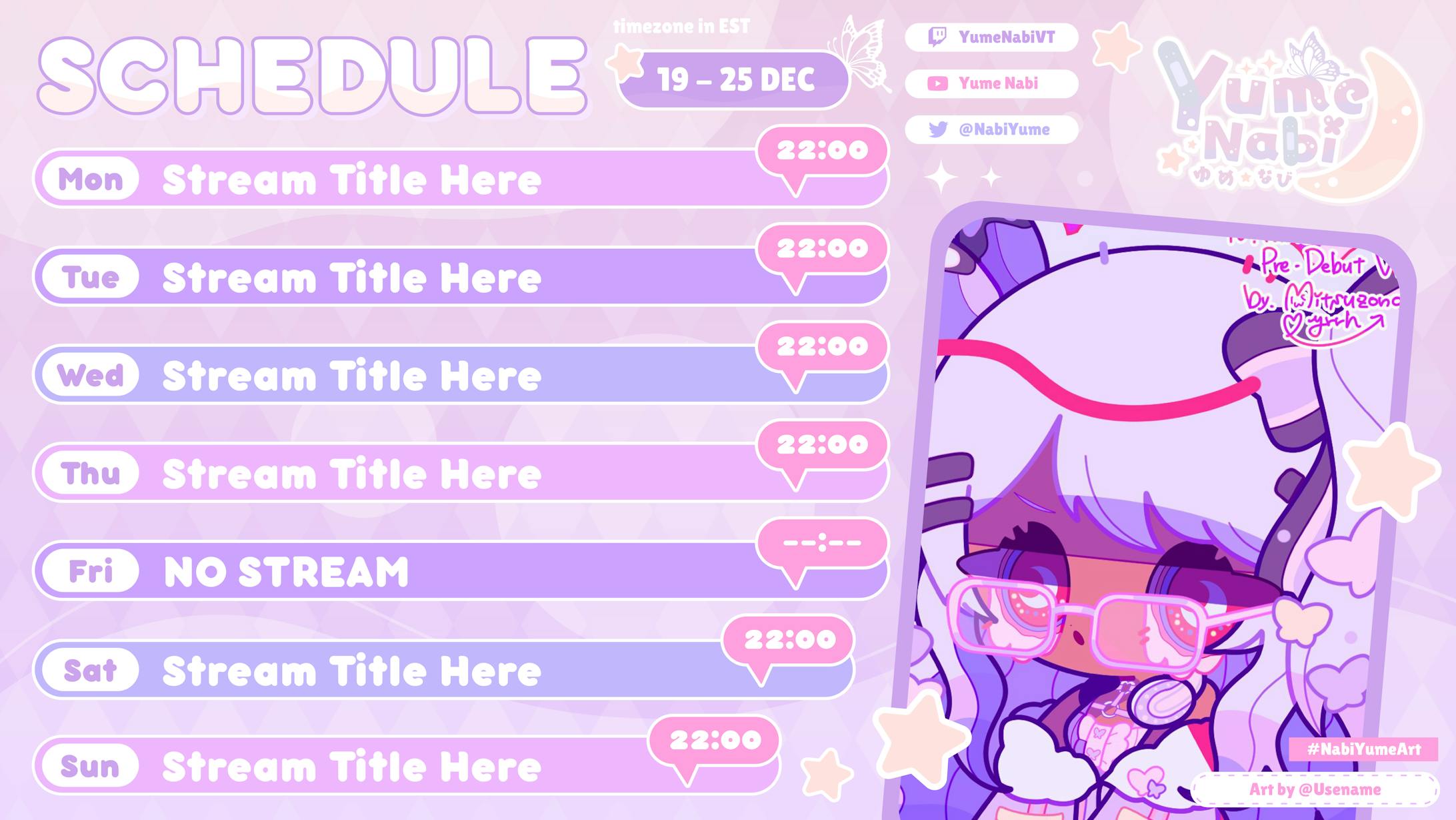Yume Nabi Stream Schedule yume-nabi-stream-schedule