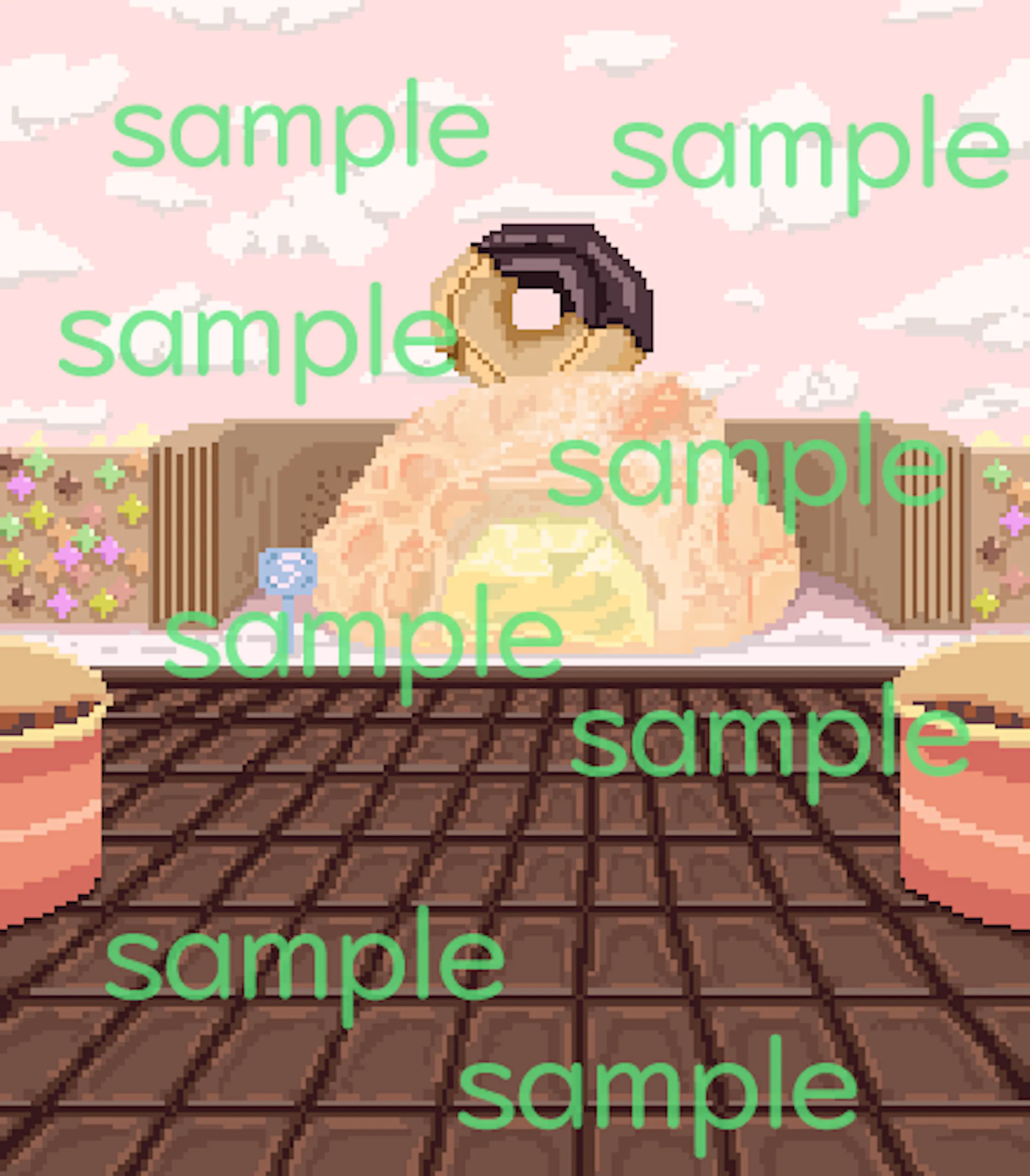 ドット絵 背景素材サンプル ドット絵 背景素材サンプル