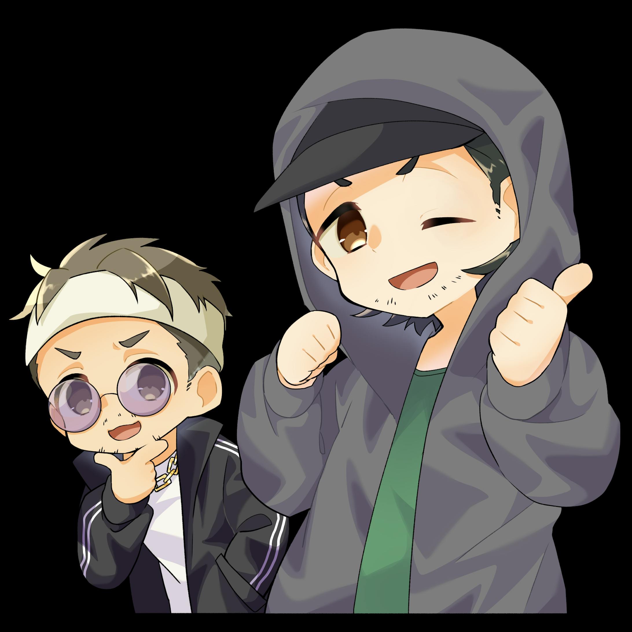 ギガンティックちゃんねる様 ステッカー用イラスト-1