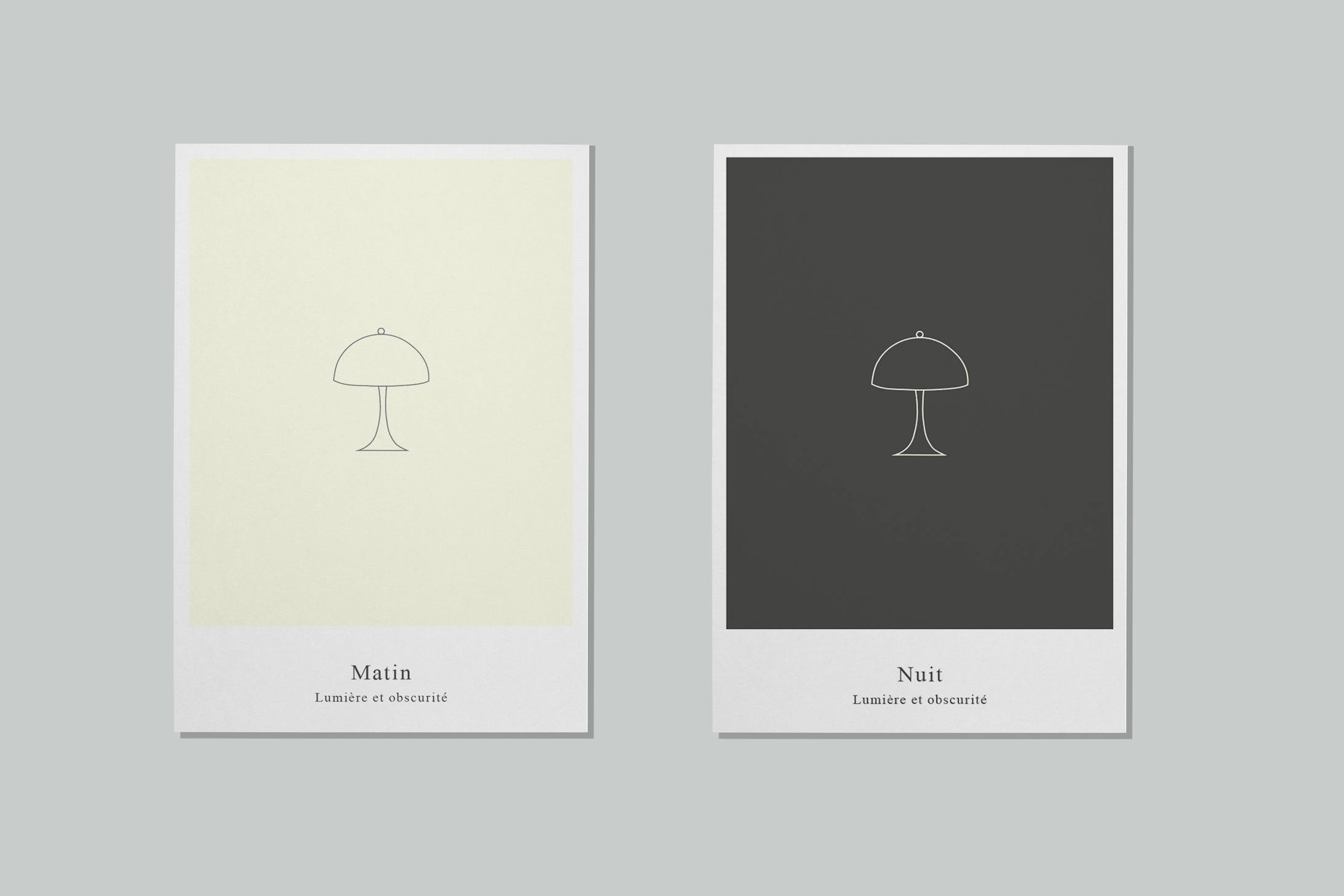 【ポストカード】朝と夜の明暗-1