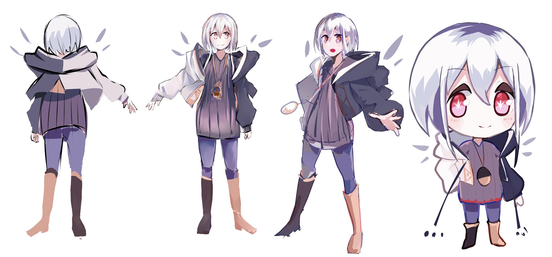 主人公キャラデザ