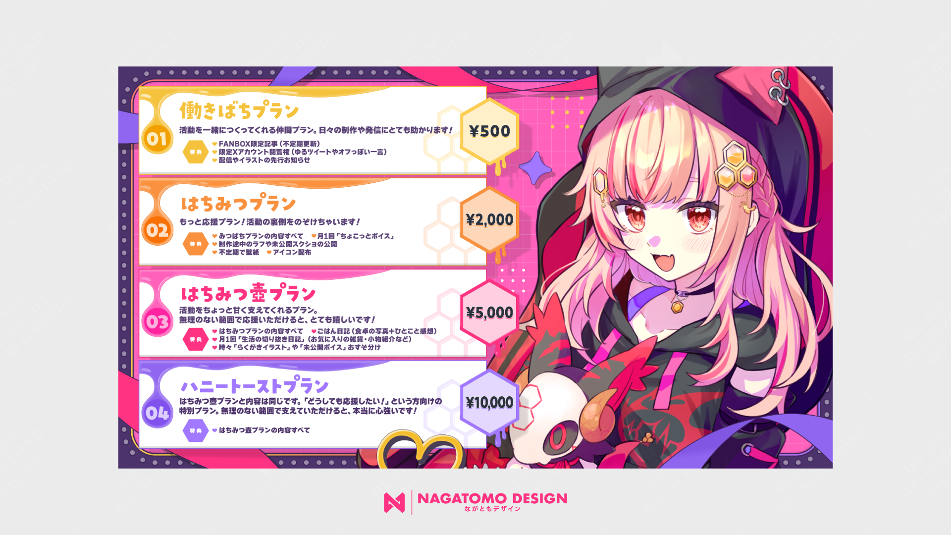 セ*リ様 森亜るるか 手描きファンアート 色紙 原画 アルカナシャドウ