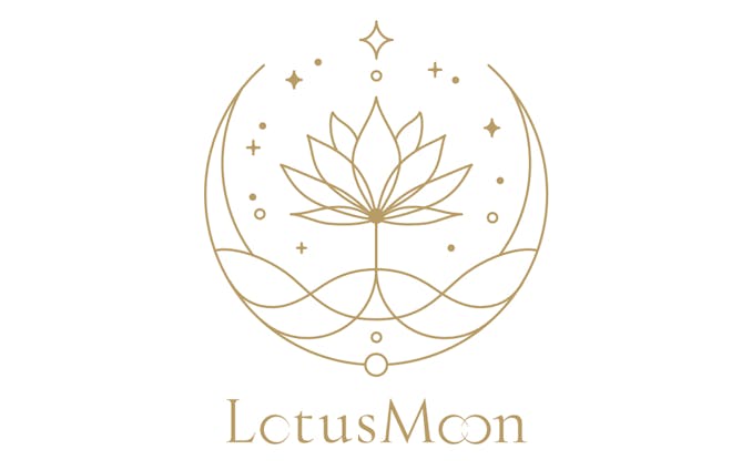 クリスタルサウンド LotusMoon ｜ロゴデザイン