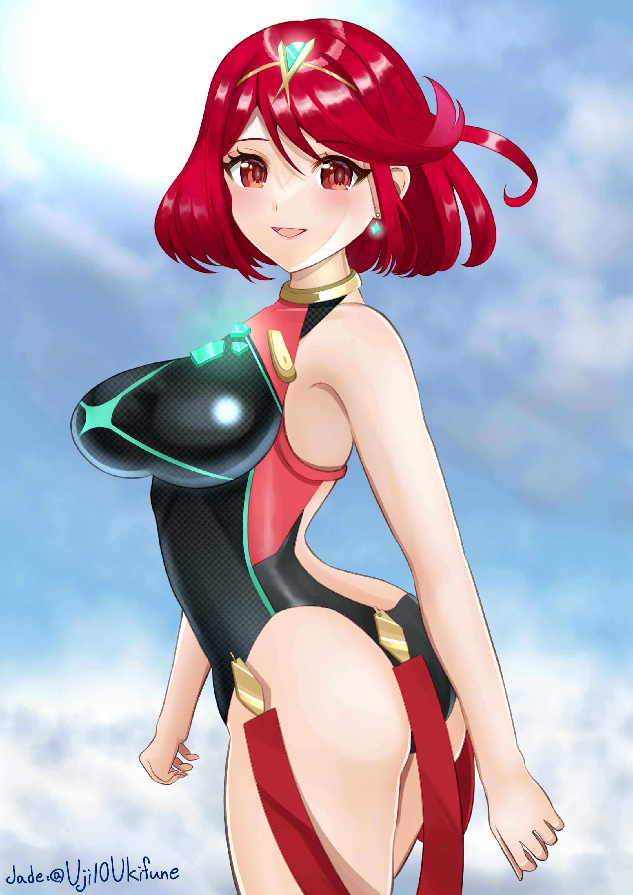 水着ホムラ-1