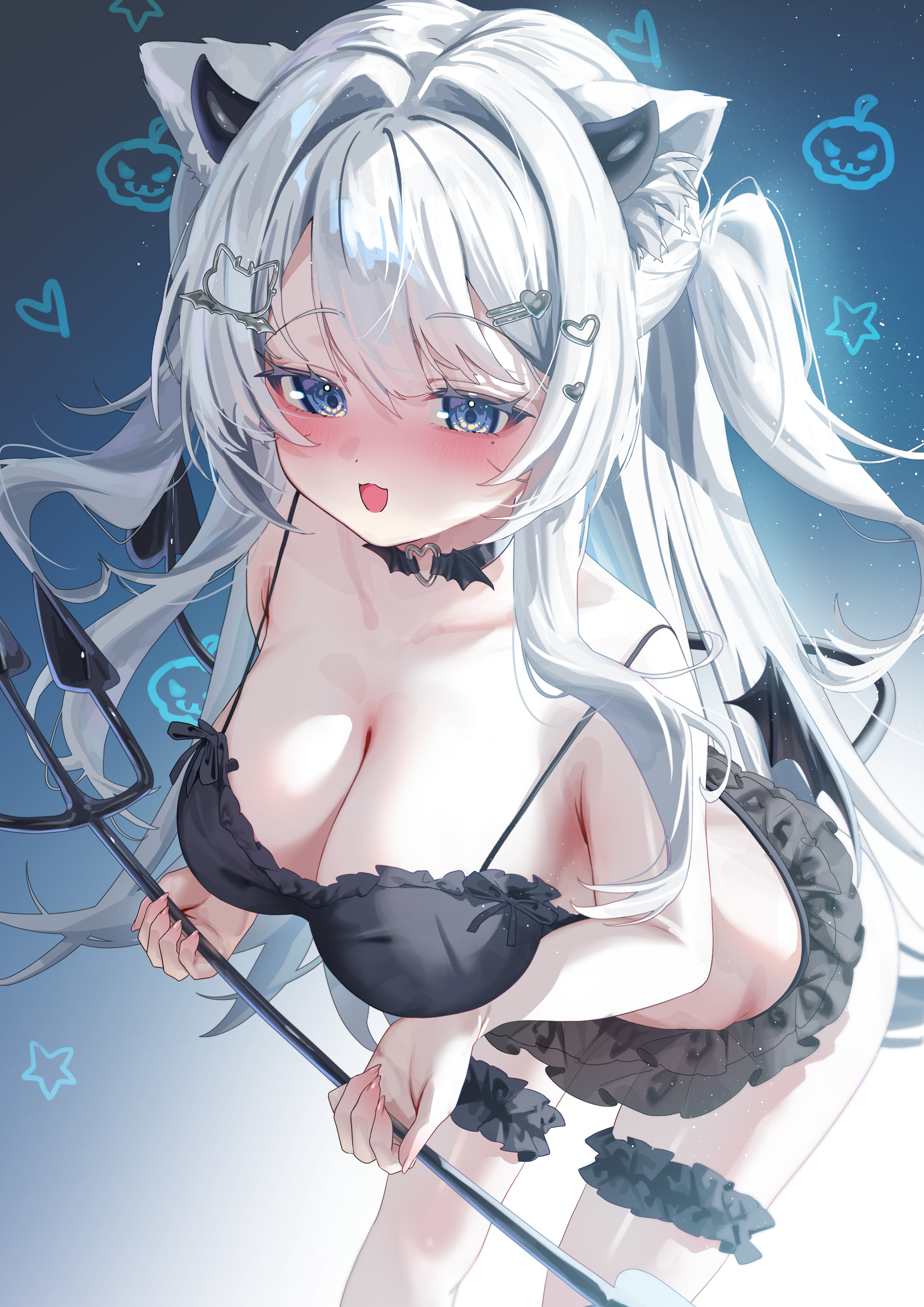 猫音うゆ様　ハロウィンイラスト