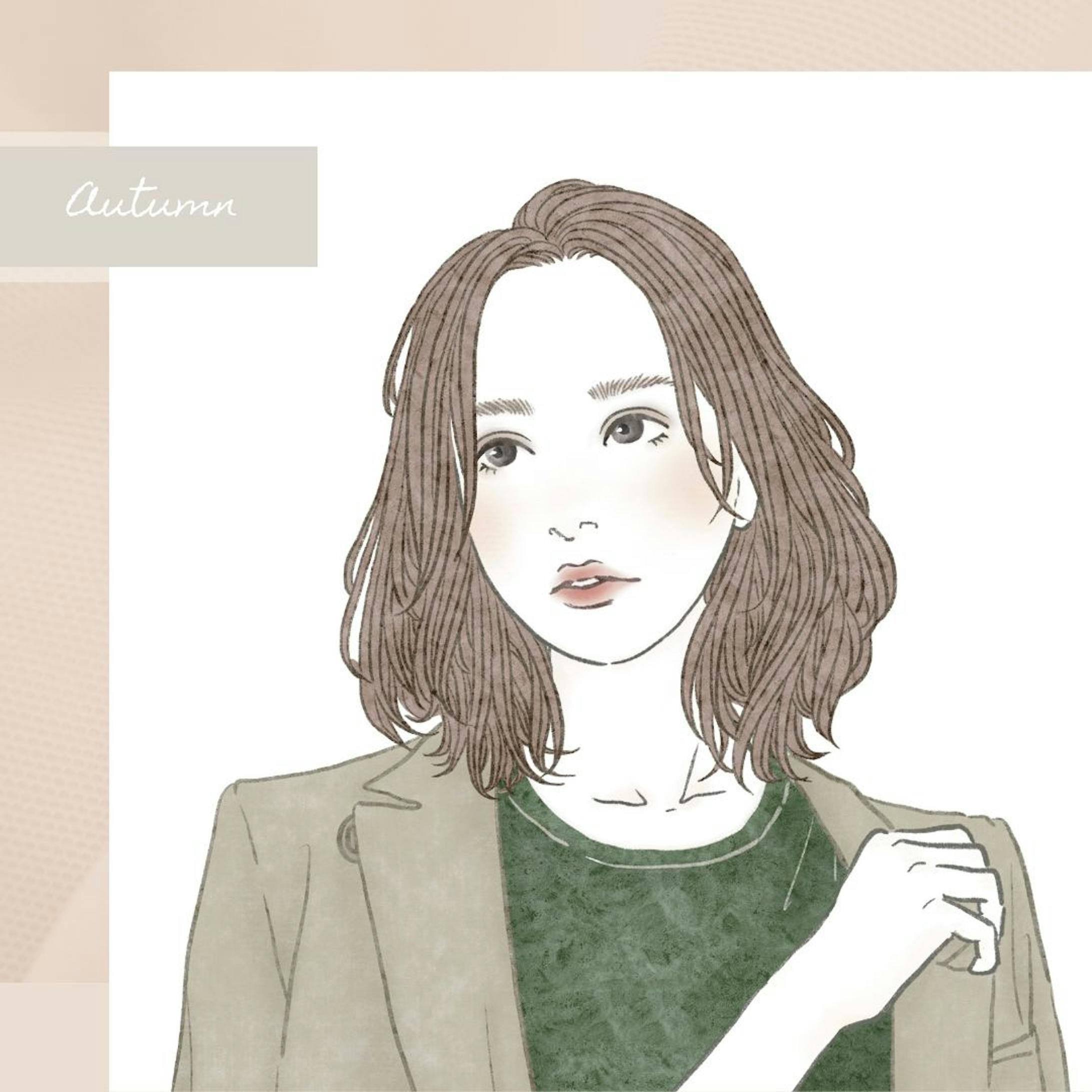 ルミネ有楽町様 オンラインパーソナルカラー診断 イラスト制作 ルミネ有楽町様 オンラインパーソナルカラー診断 イラスト制作