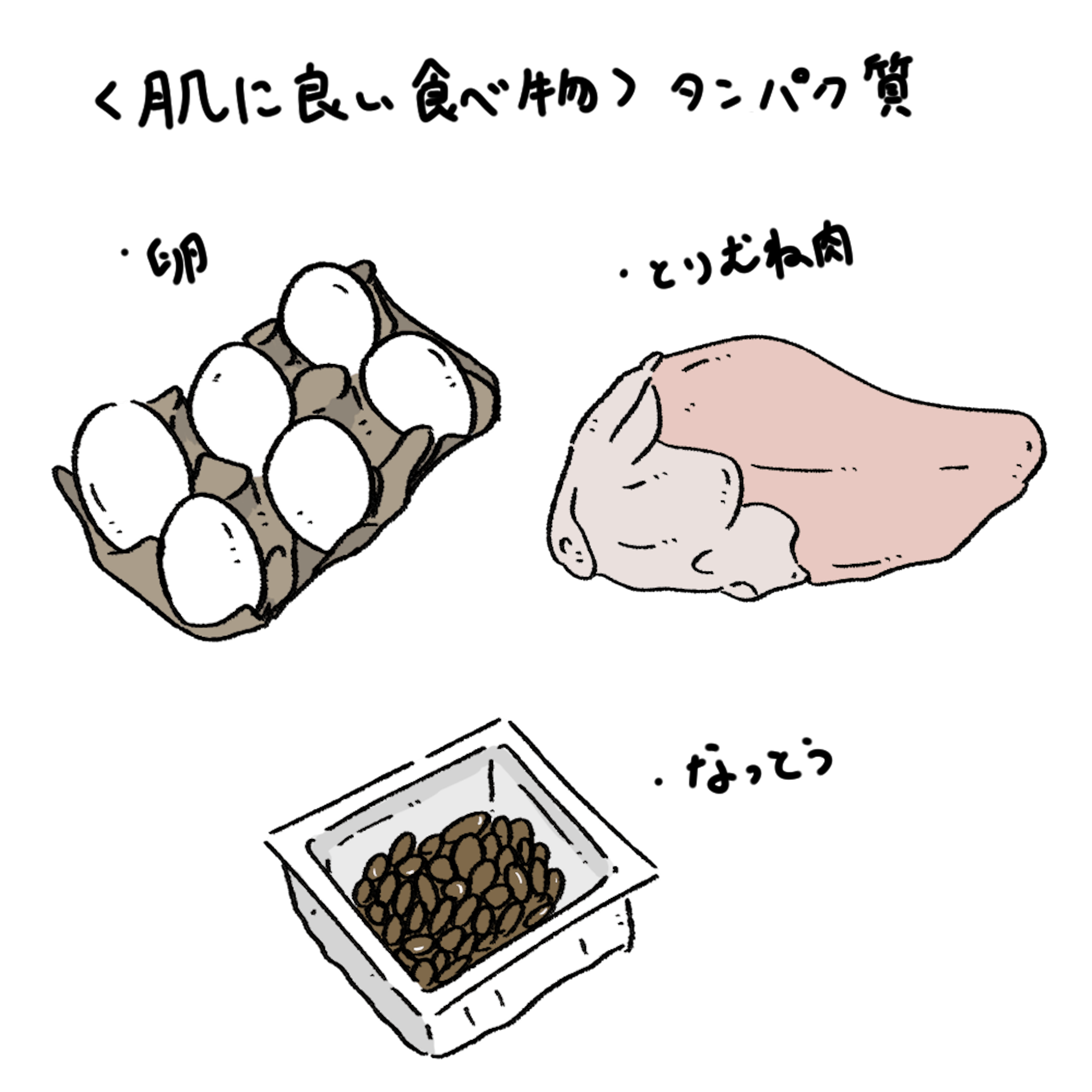 食べ物のカットイラスト