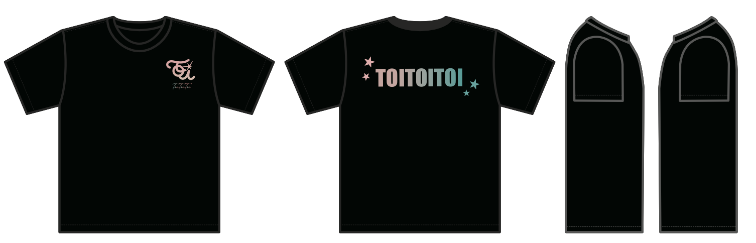 toitoitoi  オフィシャルグッズ タオル/Tシャツ-1