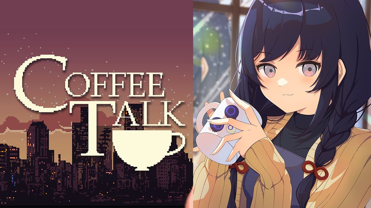 サムネイラスト【Coffee Talk】心休まるひと時を。煌めく街並みに添えて【先斗寧/にじさんじ】