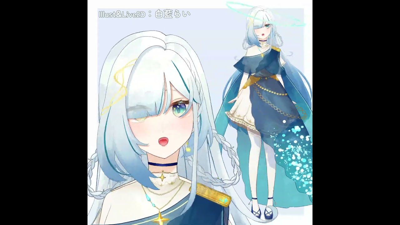 VTuberモデル　銀河モチーフの子  #vtuber #live2d #魂募集 #live2dshowcase