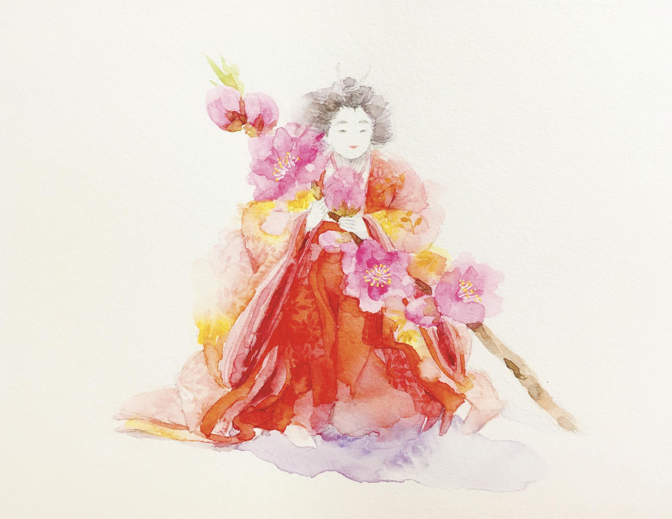 【個人制作】お雛様イラスト-1