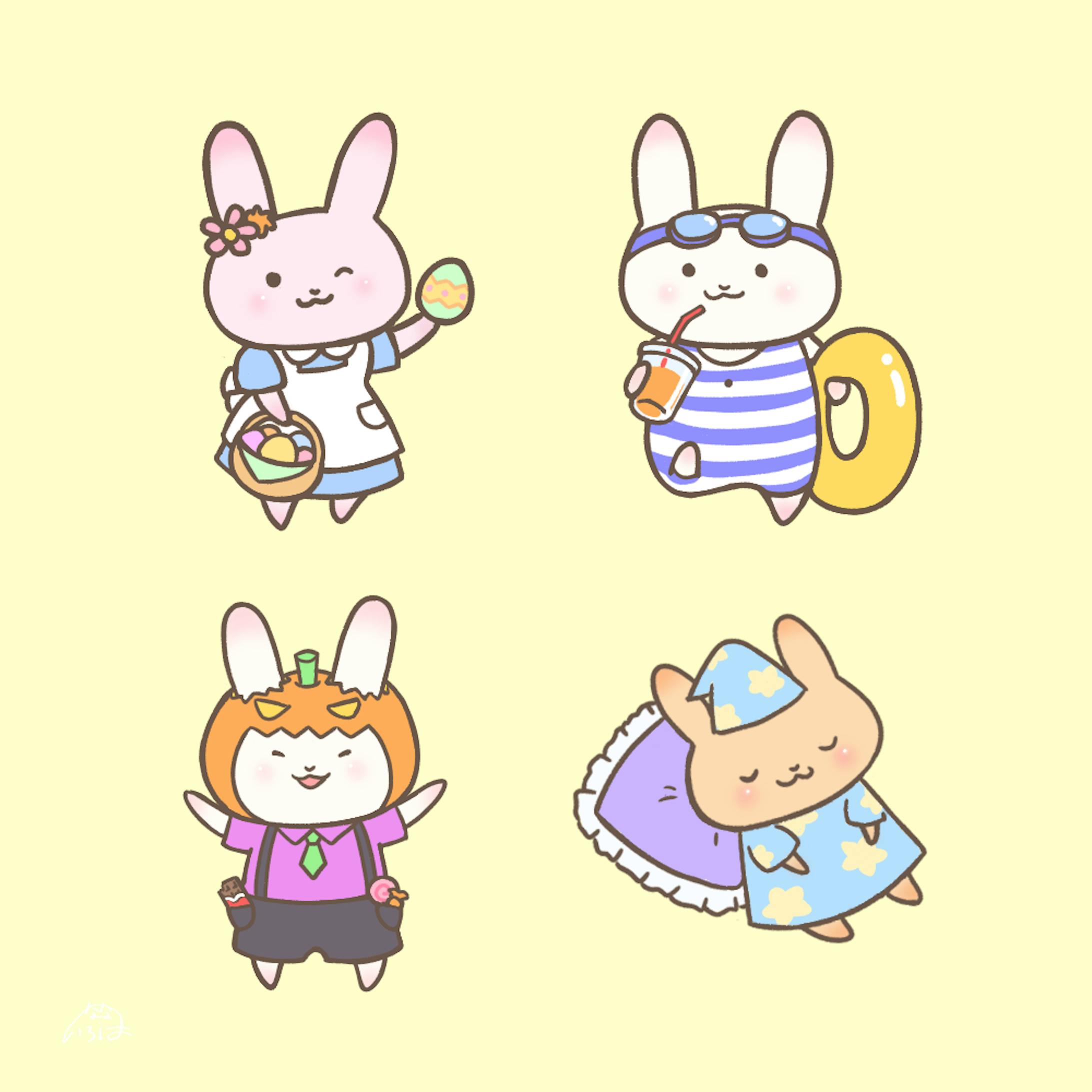 サンプルイラスト 動物キャラクター