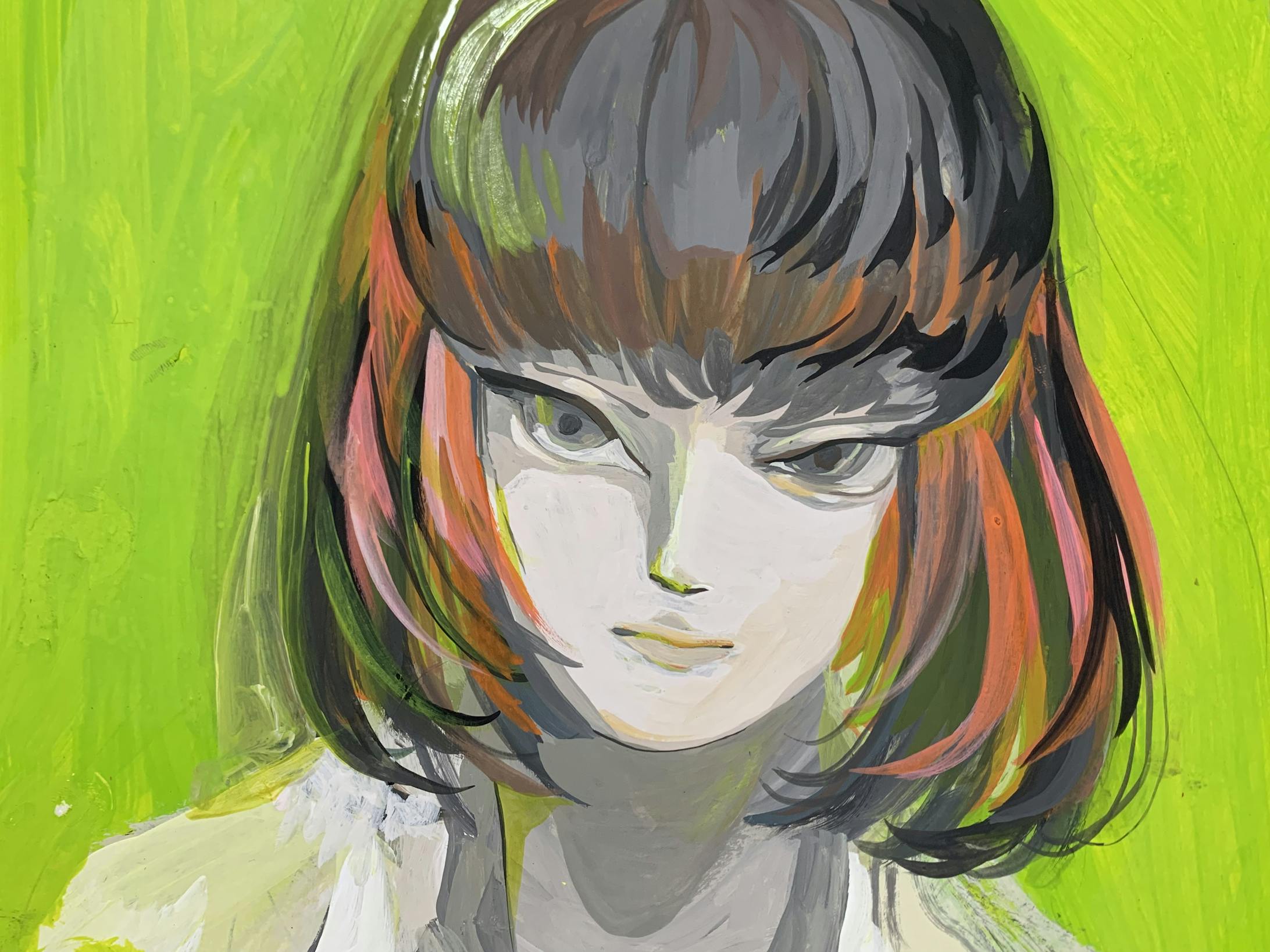 人物画 アクリル絵の具 人物画 アクリル絵の具