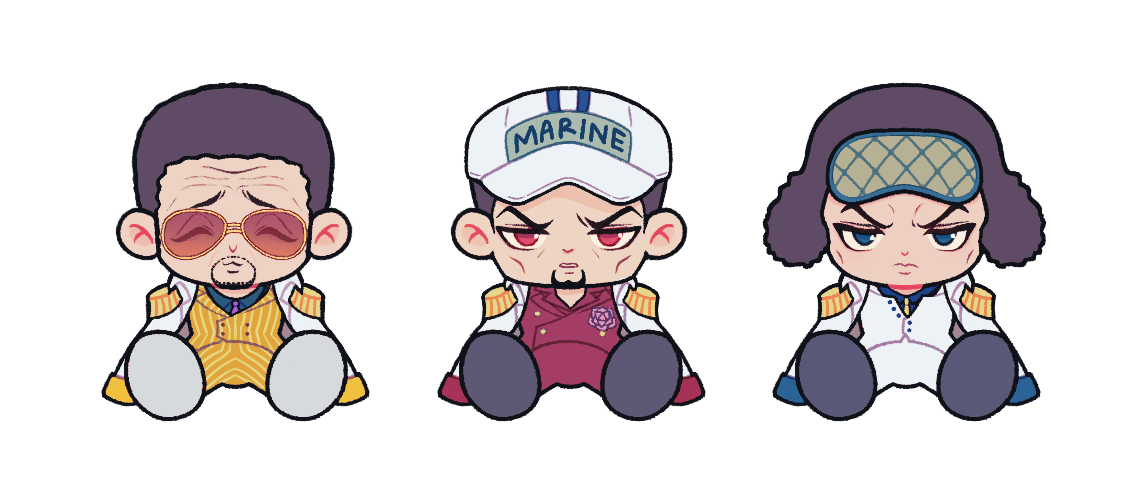 [ONE PIECE] Trio Admirals-1