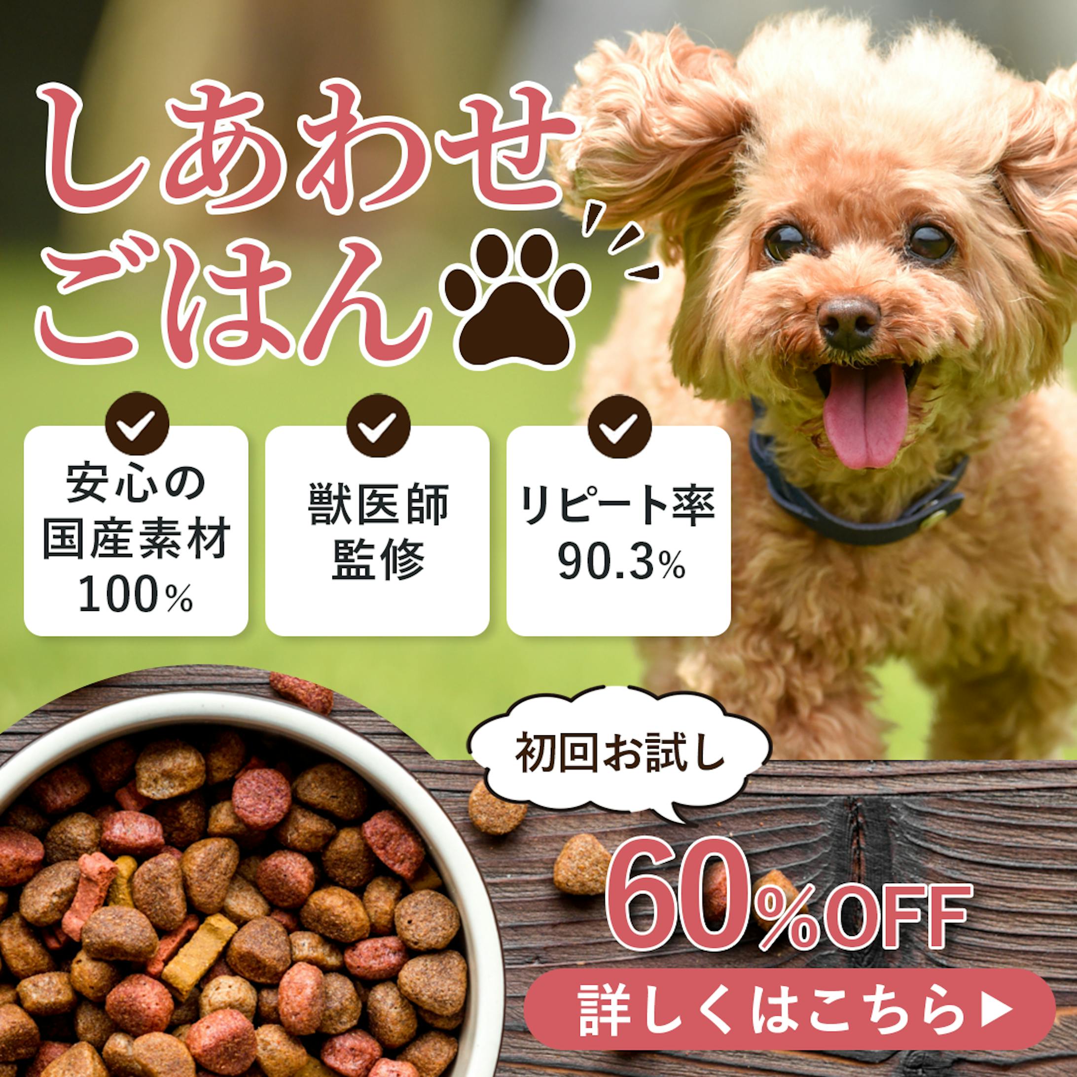 【バナーデザイン】ペットフード-1