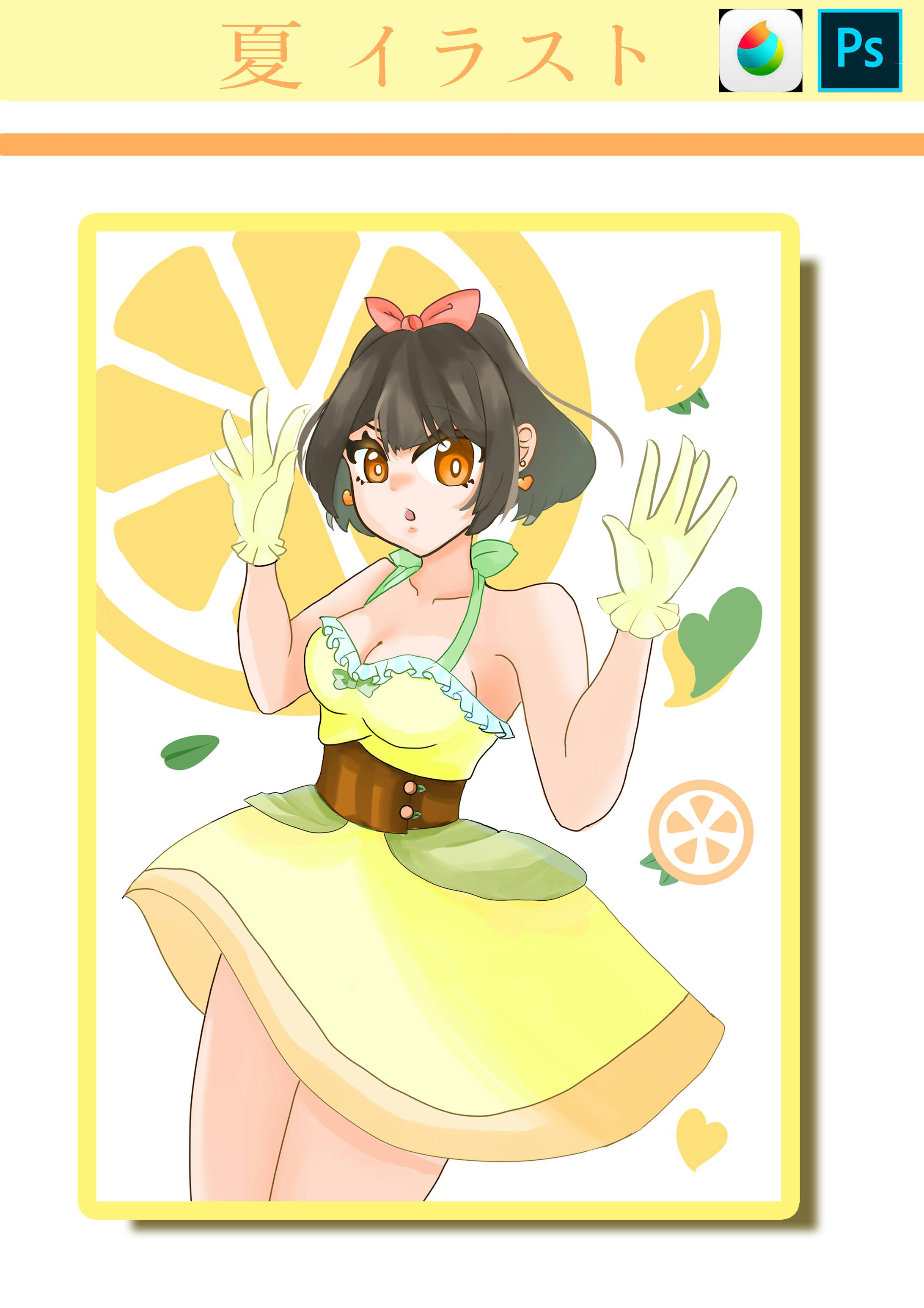 夏の爽やかイラスト-1