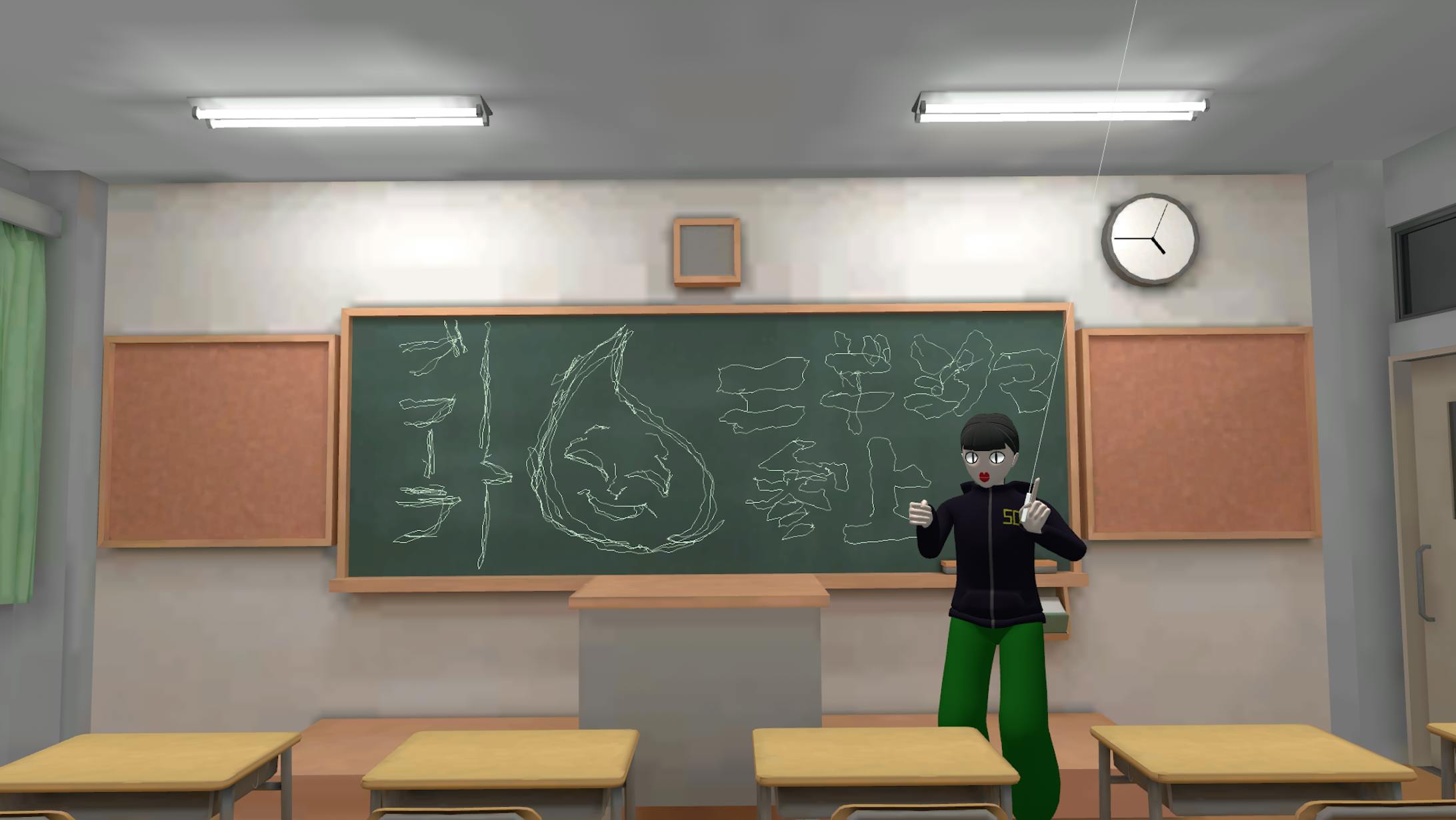 ↑これはVRSNS向けに独学で作った3Dモデルが完成し、はしゃいで撮影したもの。熱意が、あるね……