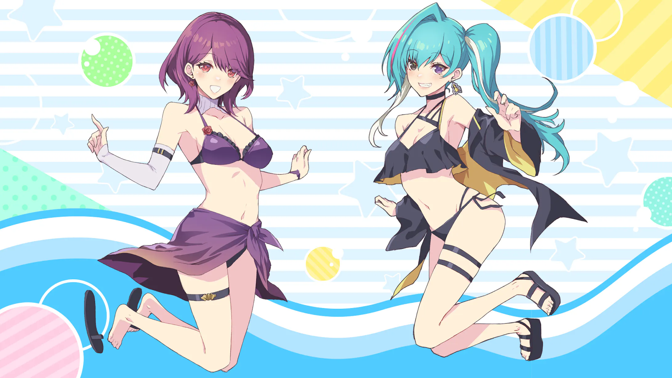 Vtuber綺礼リカ 音凪由良 歌ってみた動画イラスト
