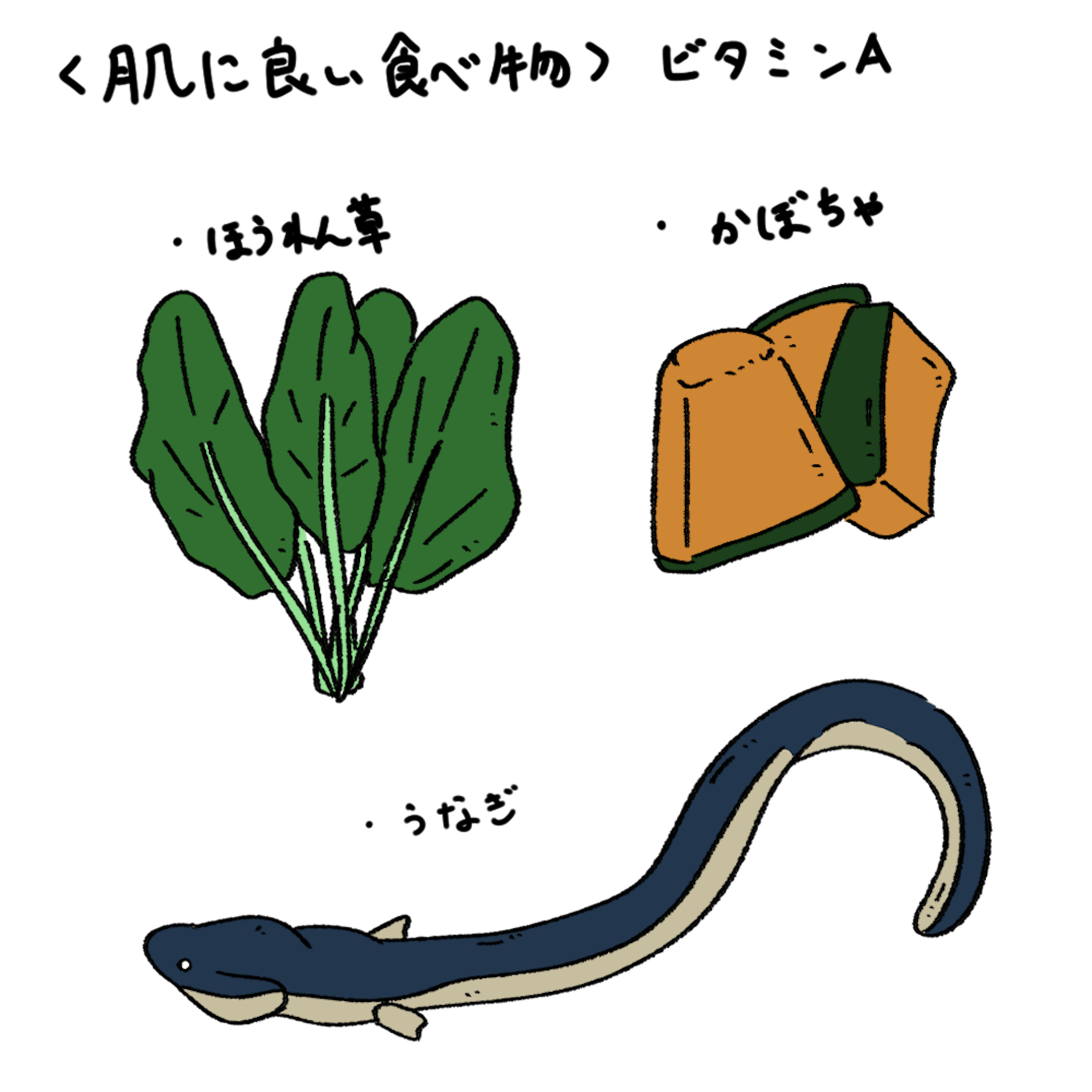 食べ物のカットイラスト