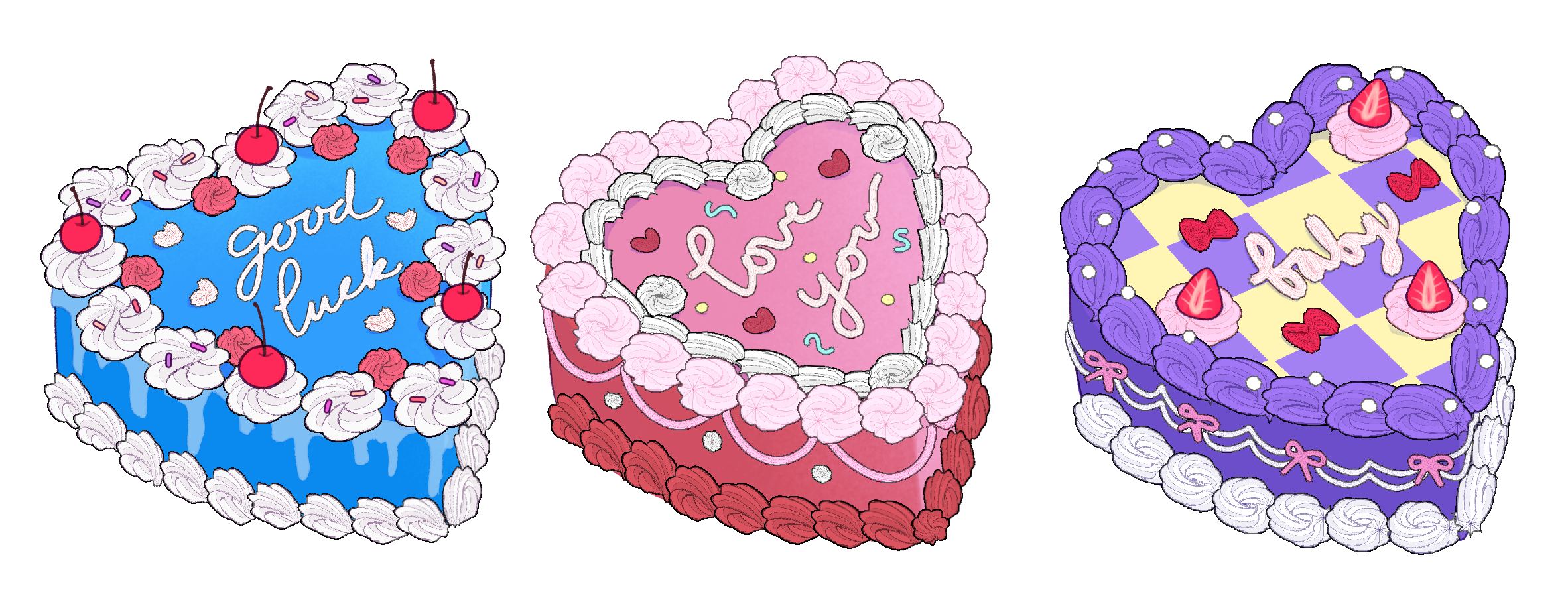 [ORIGINALS] Heart Cake Series-1