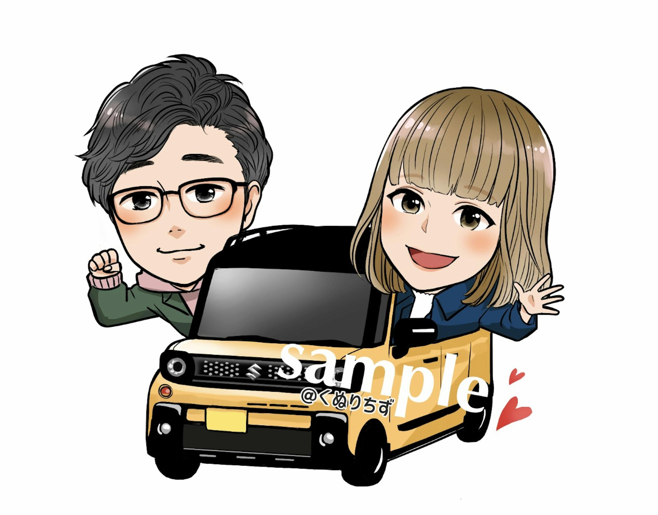 似顔絵 デフォルメ化 似顔絵 デフォルメ化