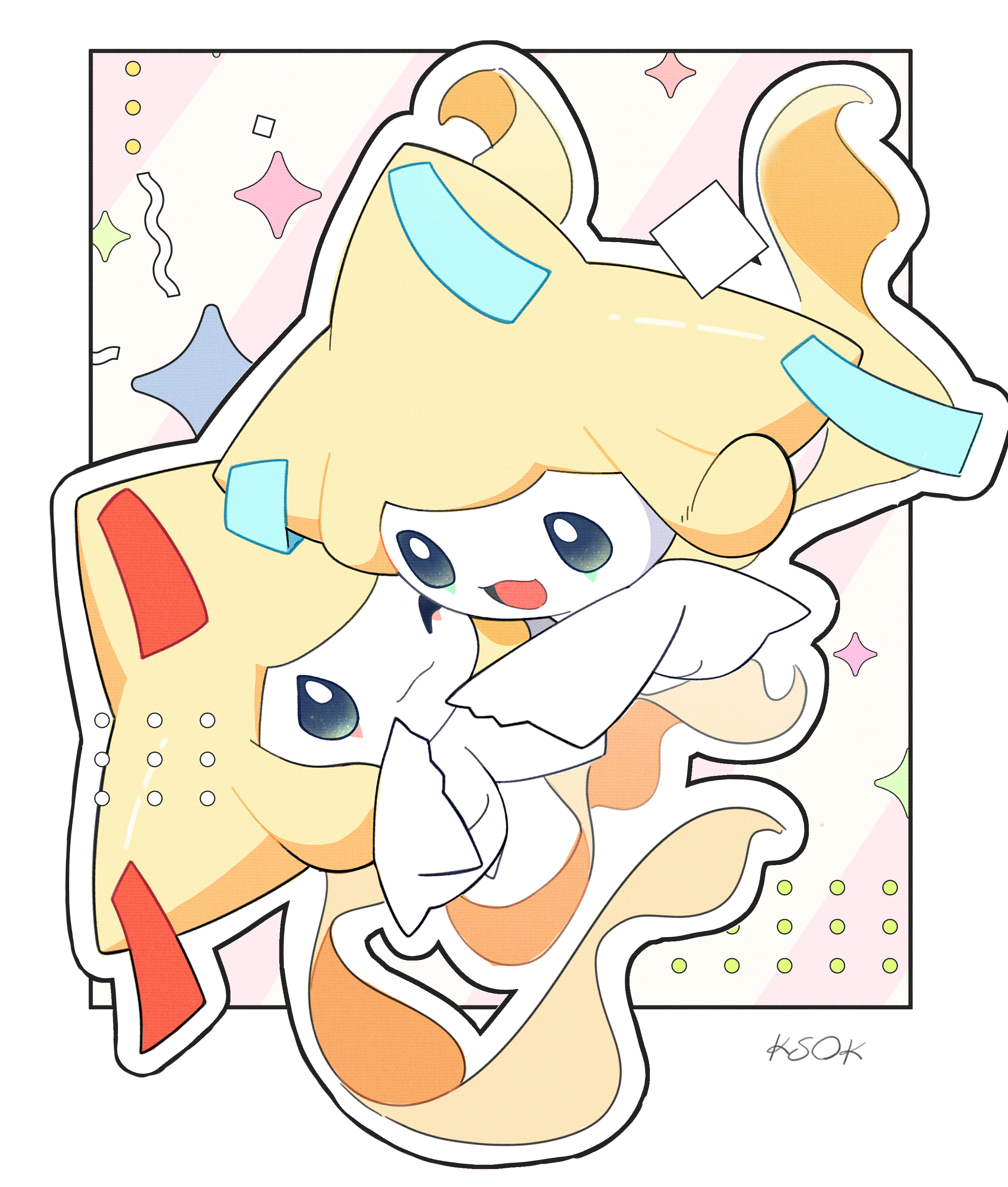 二次創作 ポケモン ジラーチ-1