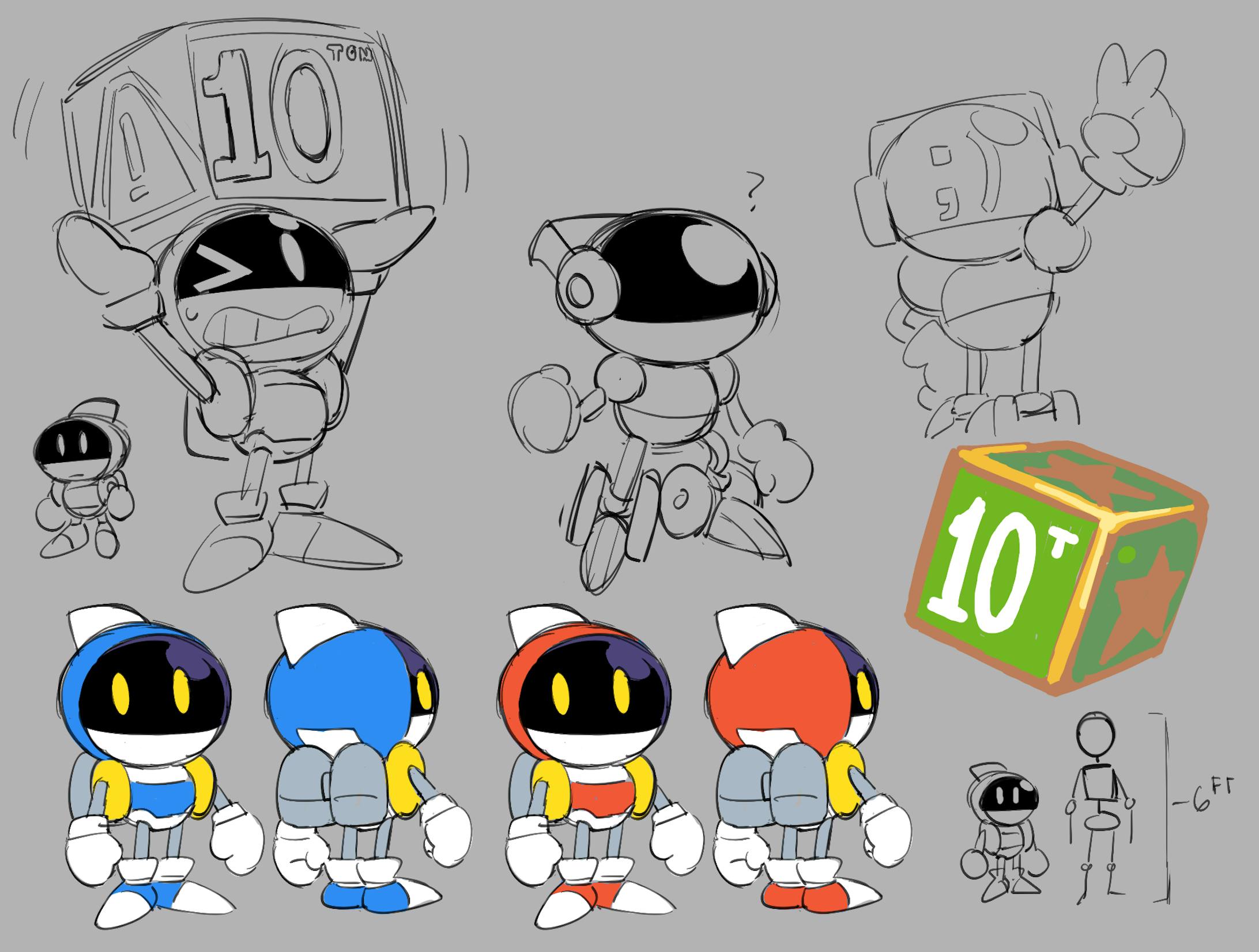 Boxbot Design Sketches