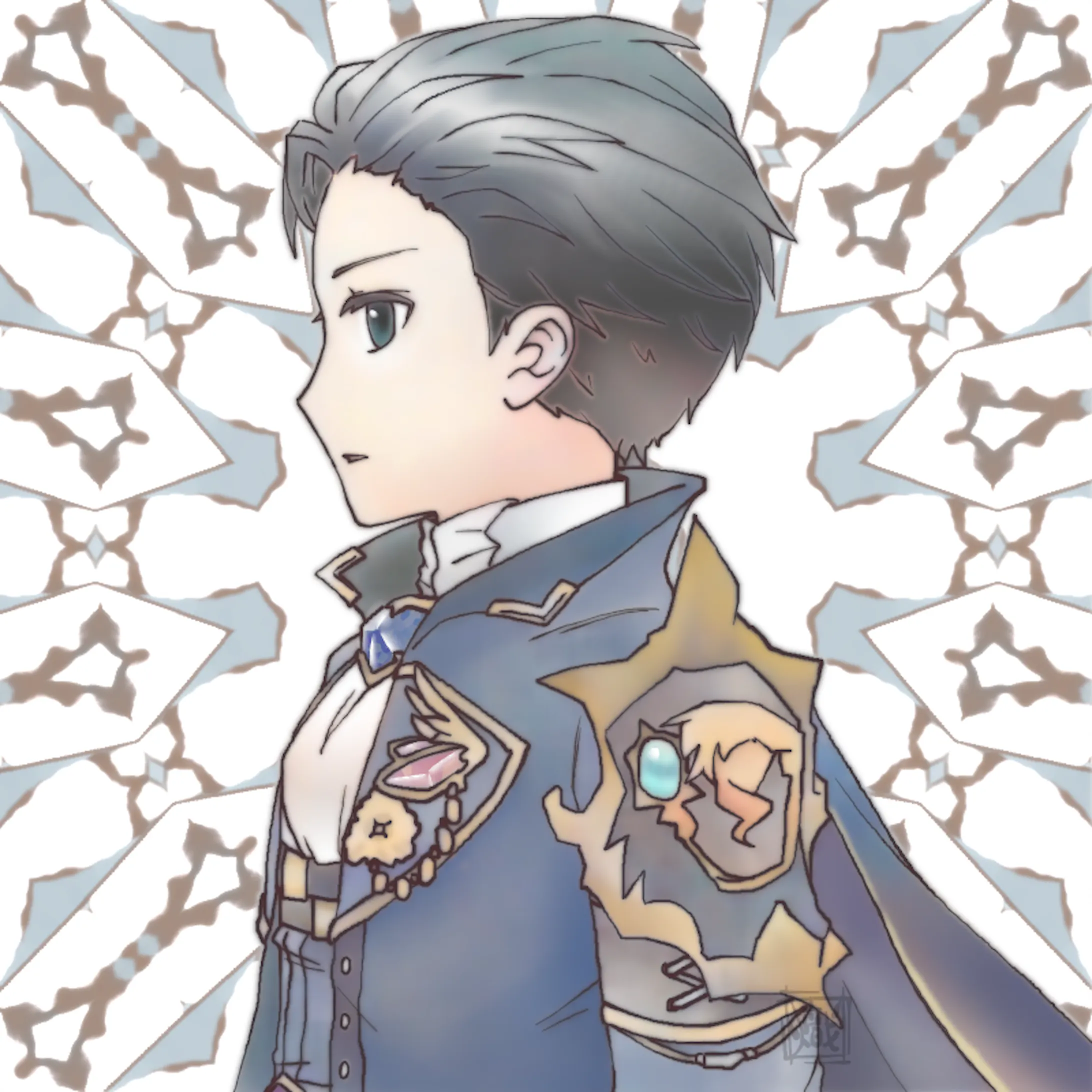 Mitrasphere 横顔イラスト Mitrasphere 横顔イラスト