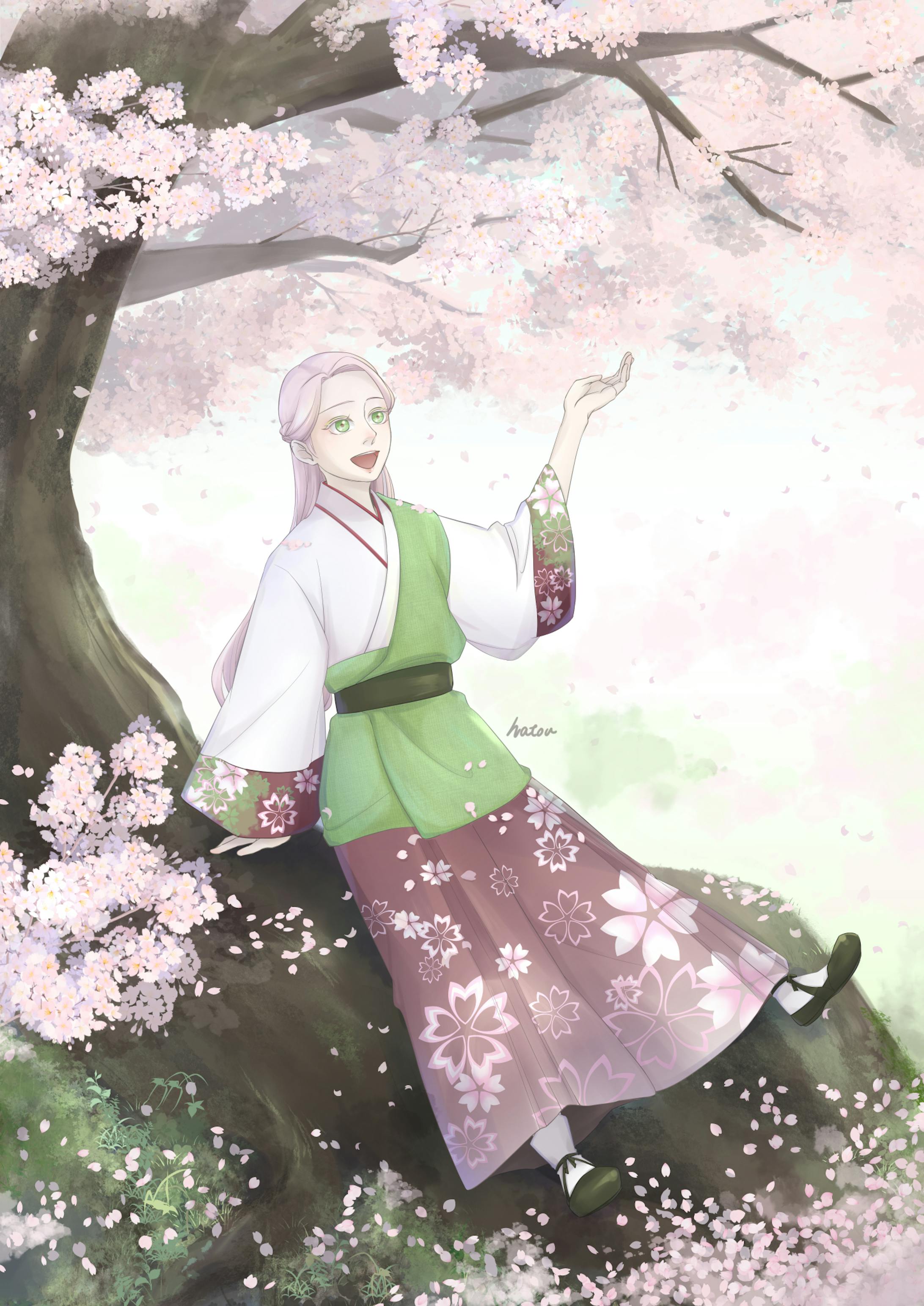 桜カラーイラスト 桜カラーイラスト