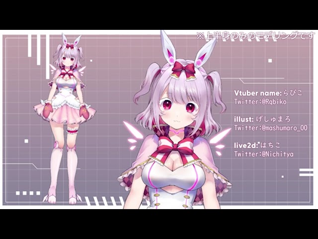 撮影、live2d