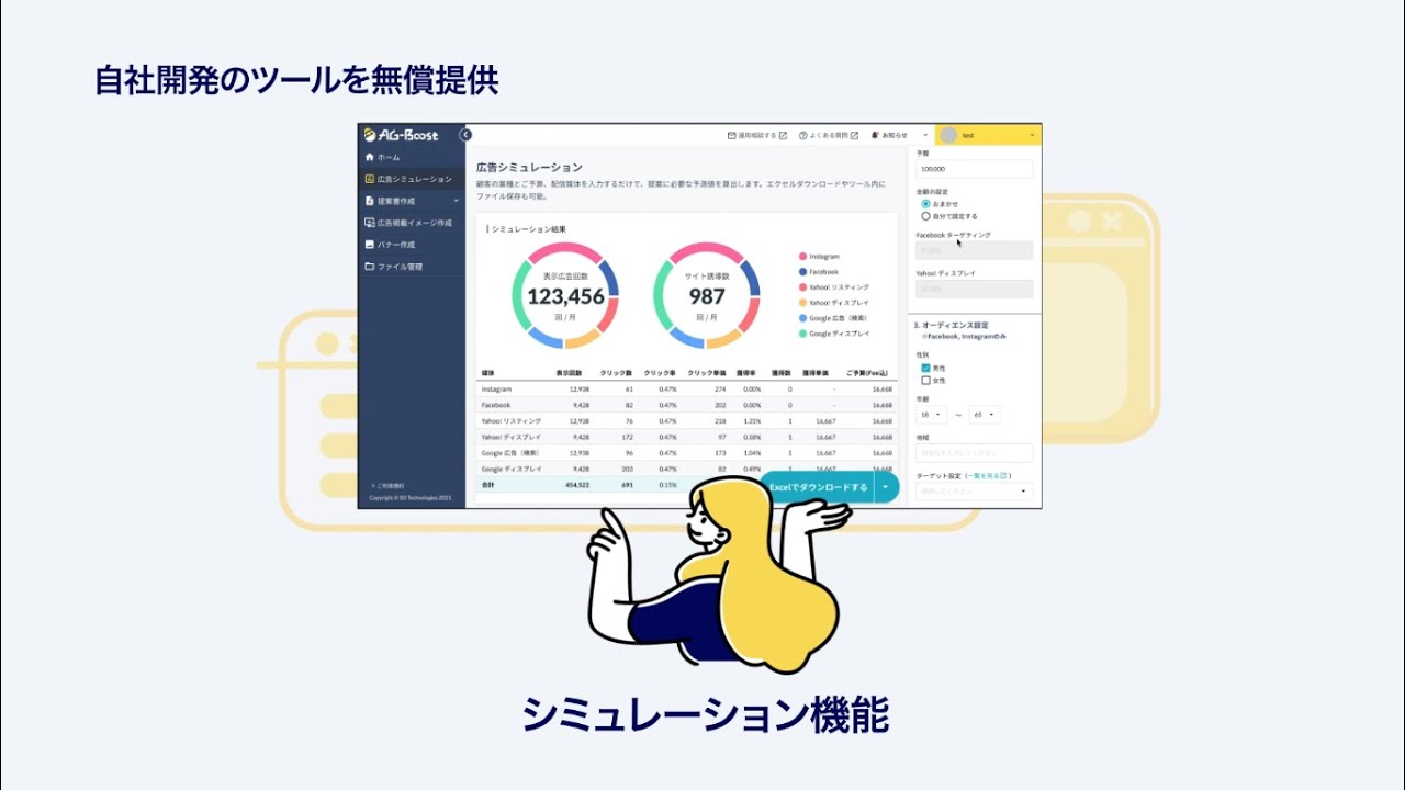 サービス紹介、mv