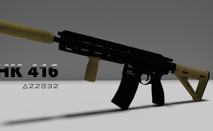 HK 416(3Dモデル)