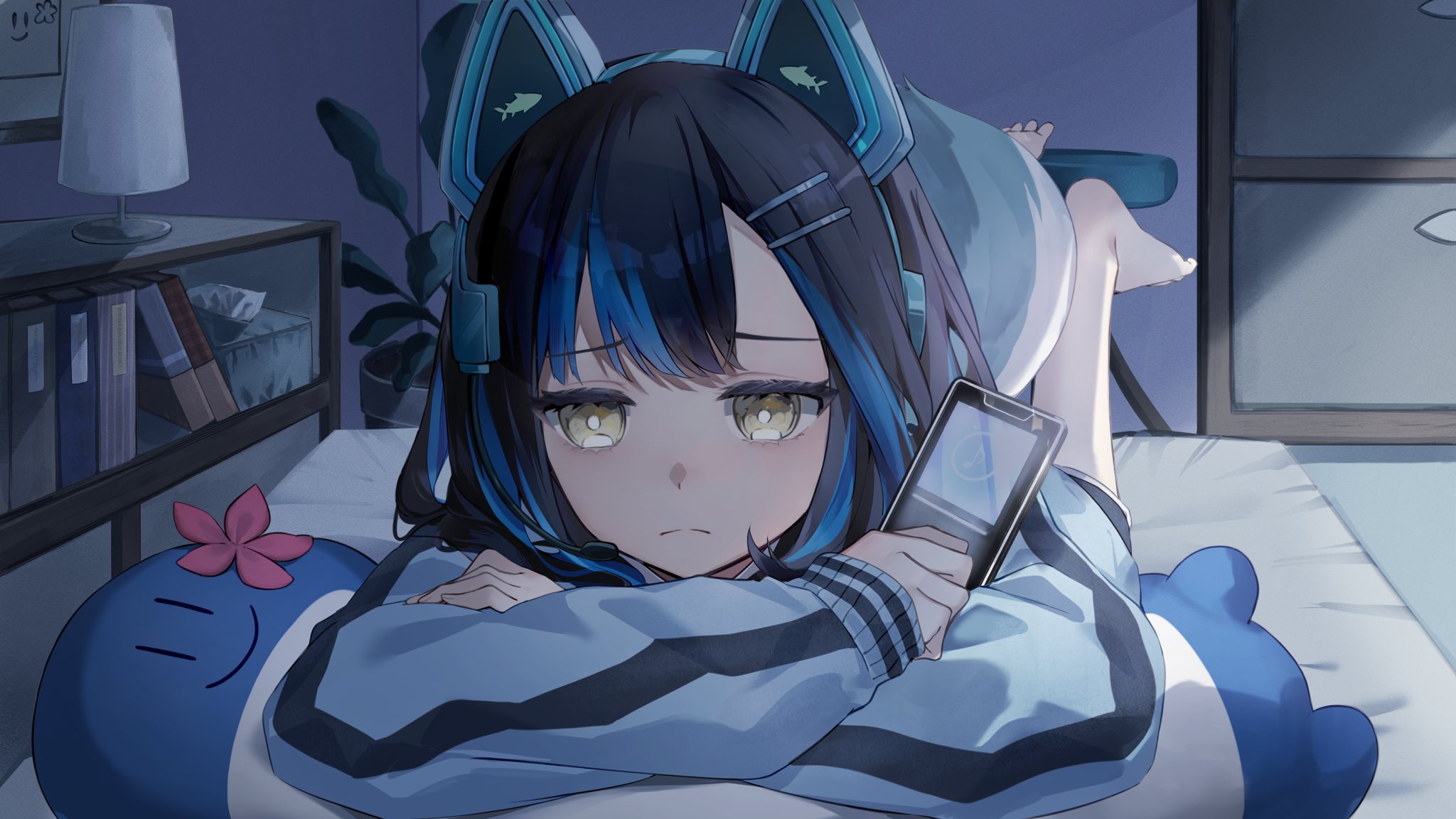 「オリジナルソング『フェイクメイドフェイクモード』MV用イラスト」-1