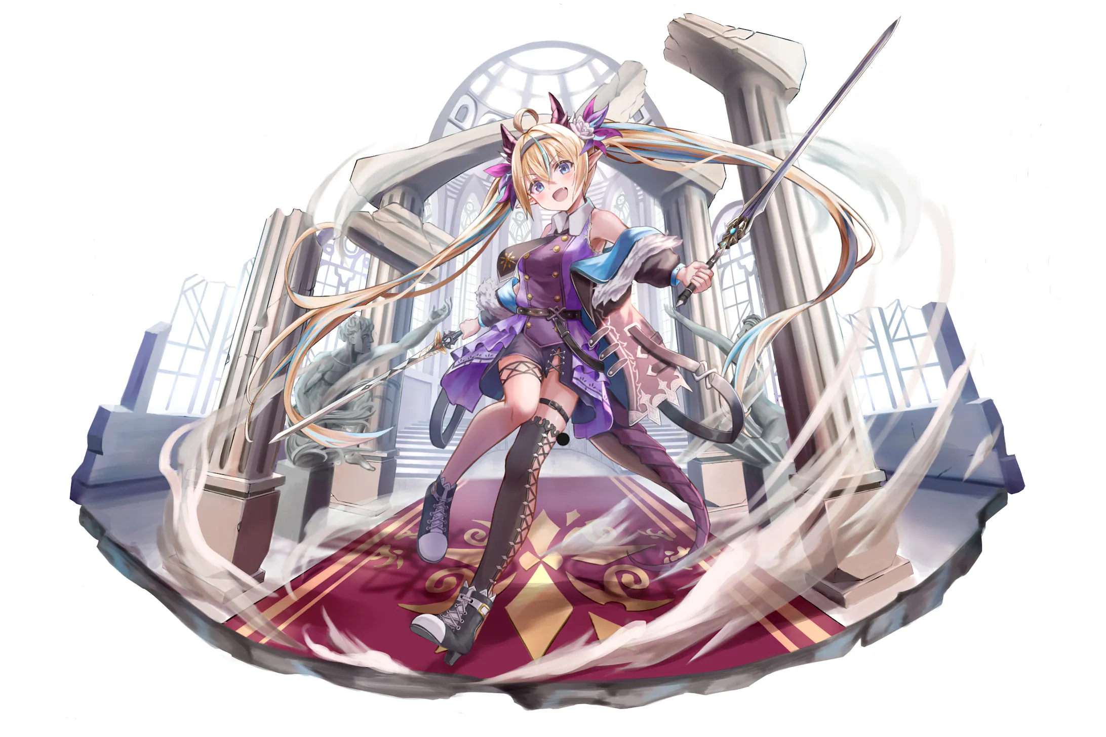 ソシャゲ風イラスト ソシャゲ風イラスト