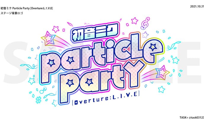 初音ミク Particle Party [Overture:L.1.V.E.]ロゴ