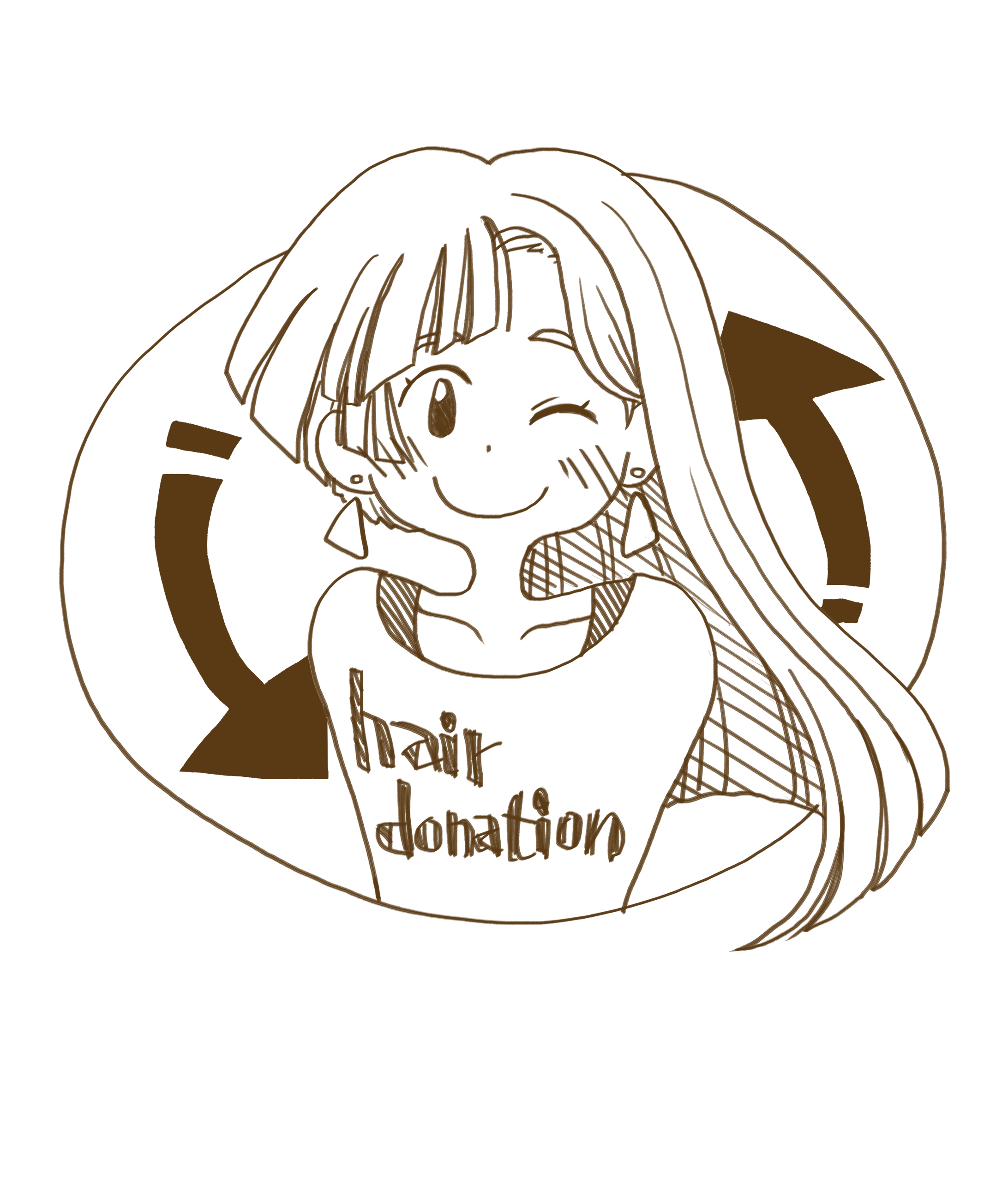 ラフなロゴイラスト作例 ラフなロゴイラスト作例