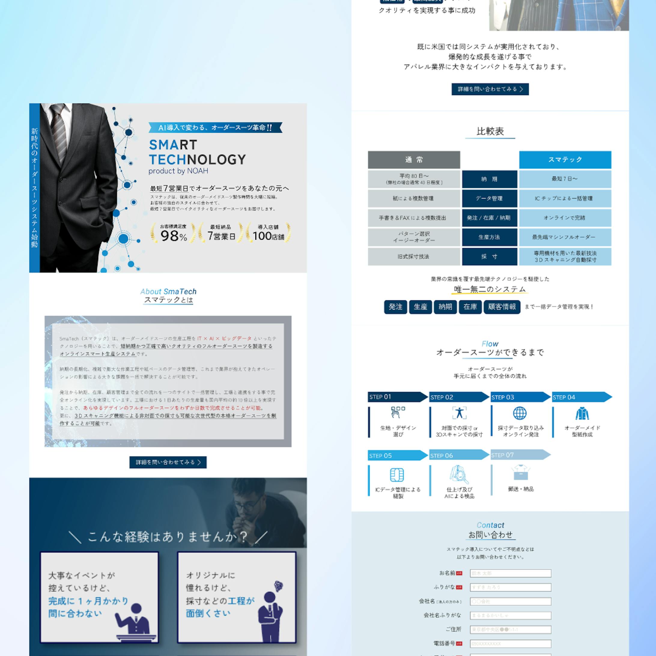 最新システム紹介のLPデザイン承りました