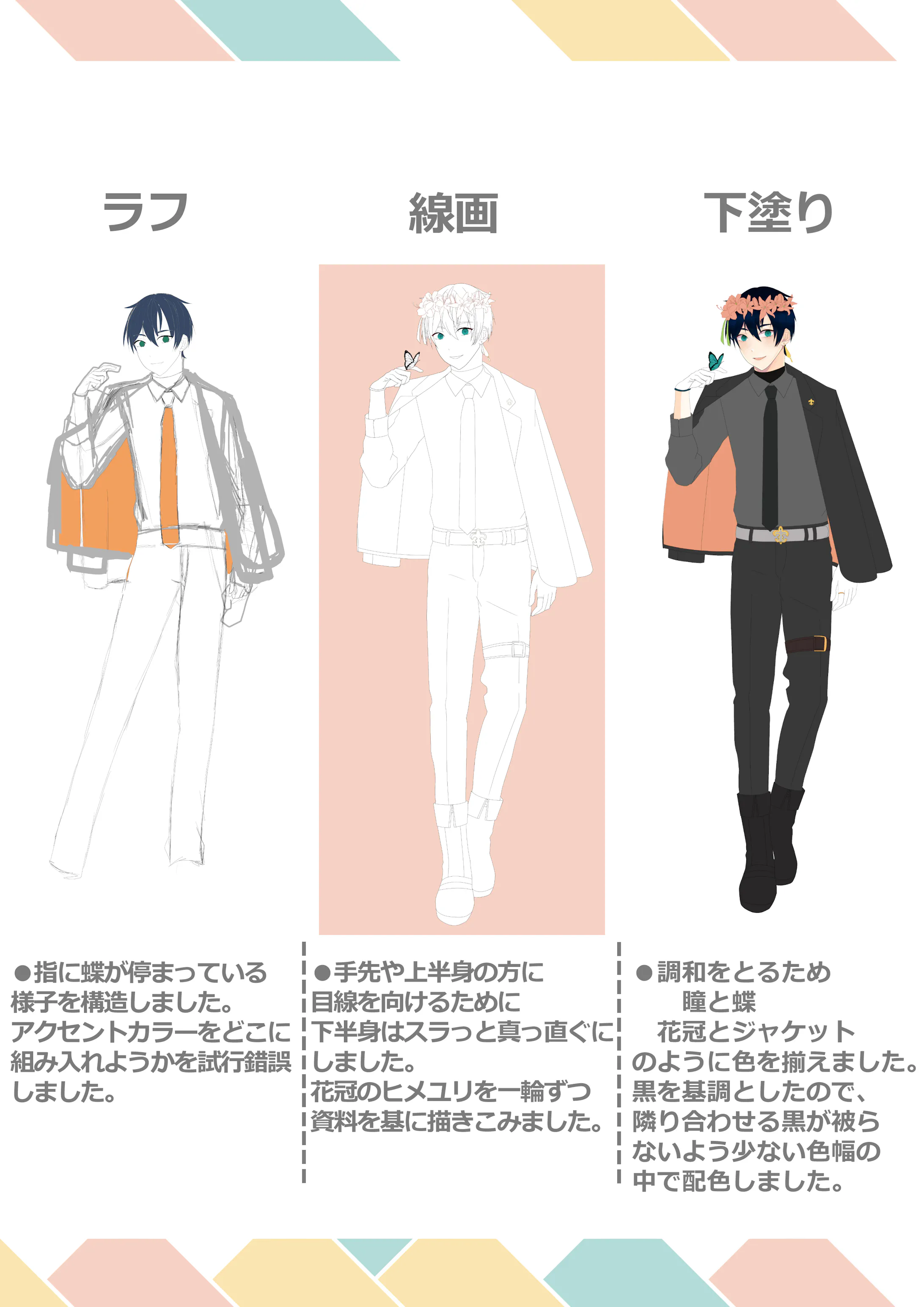 キャラクターデザイン ヒメユリ