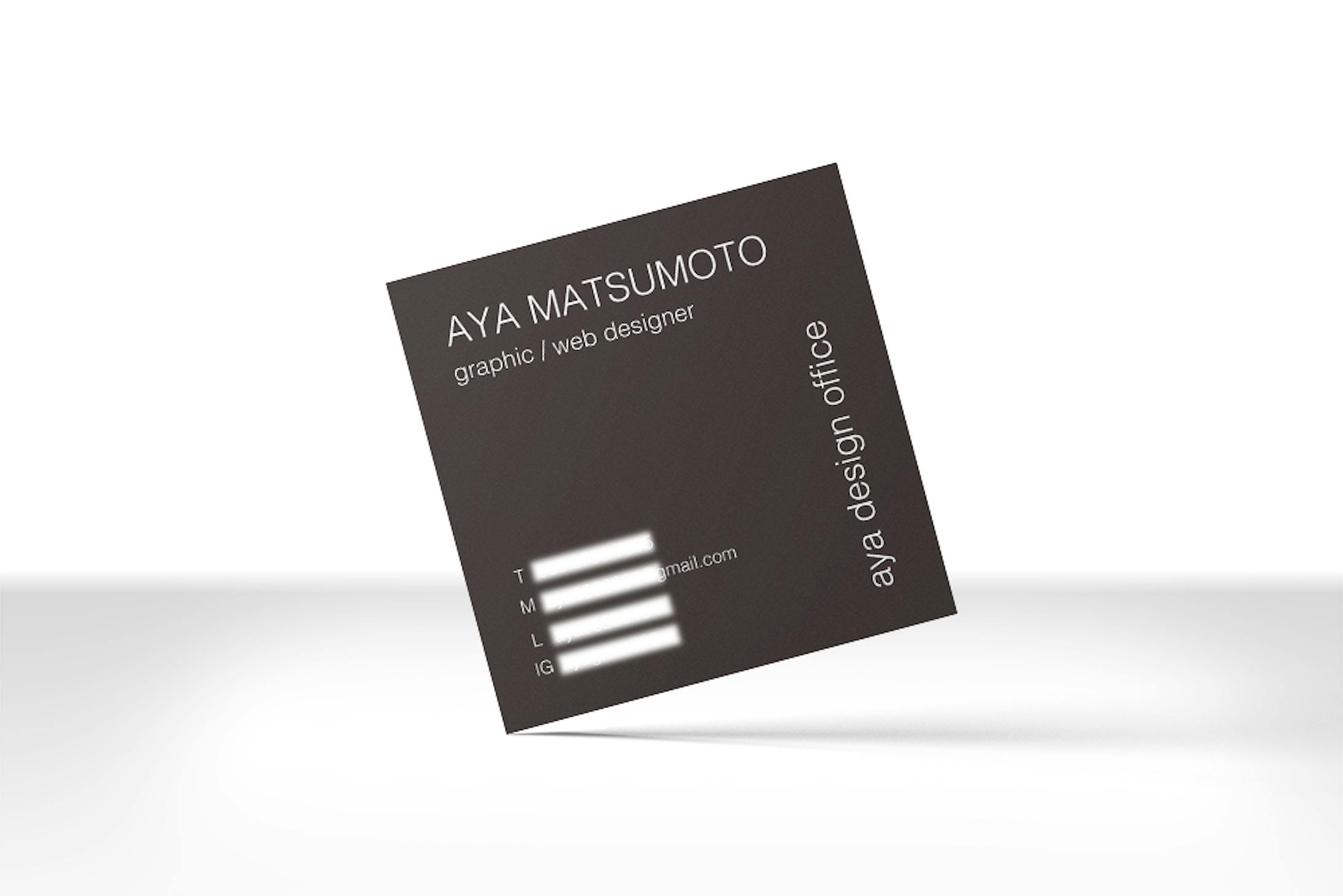 【名刺】aya design office-1