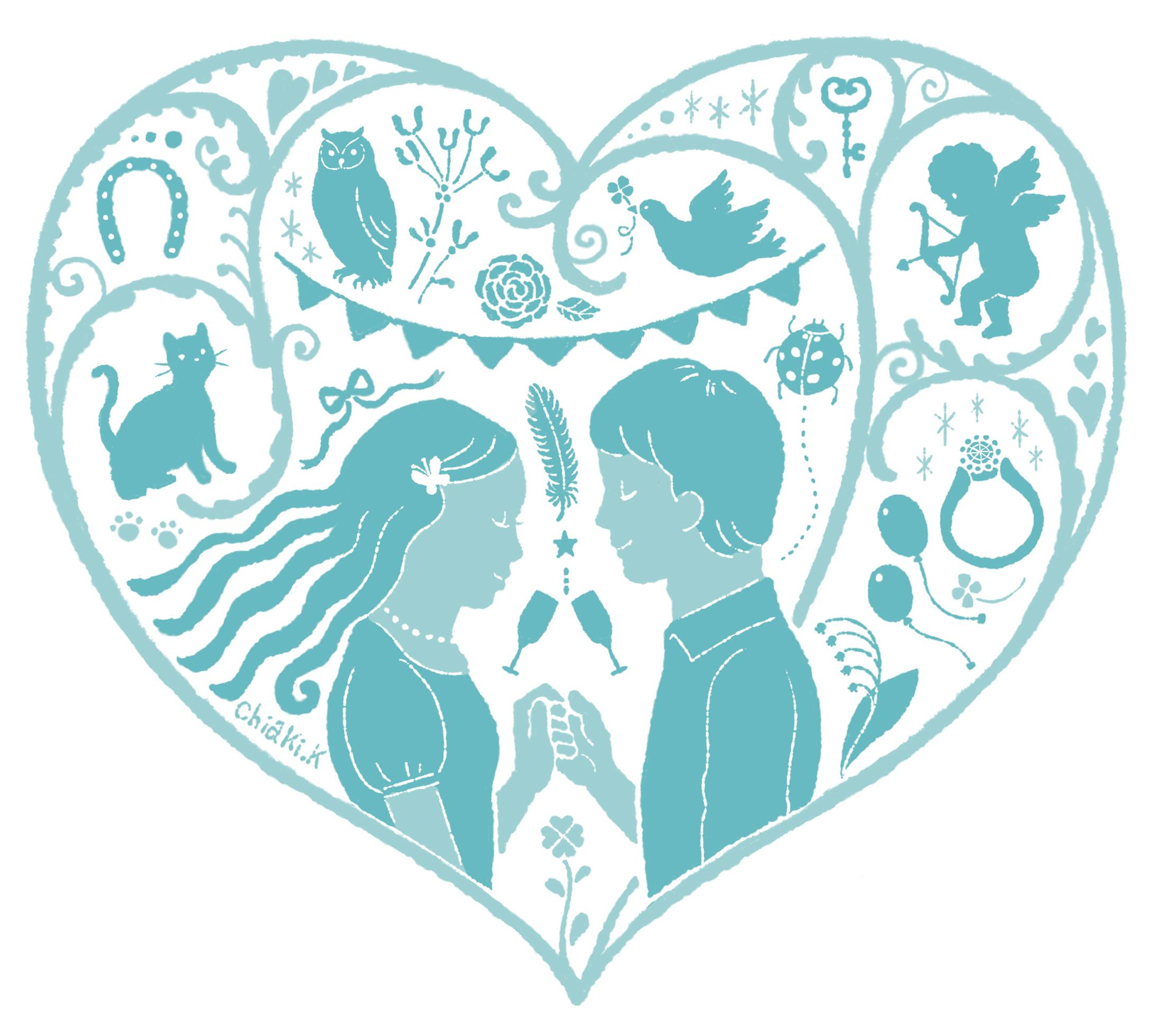 婚活イベントチラシ用イラスト 婚活イベントチラシ用イラスト