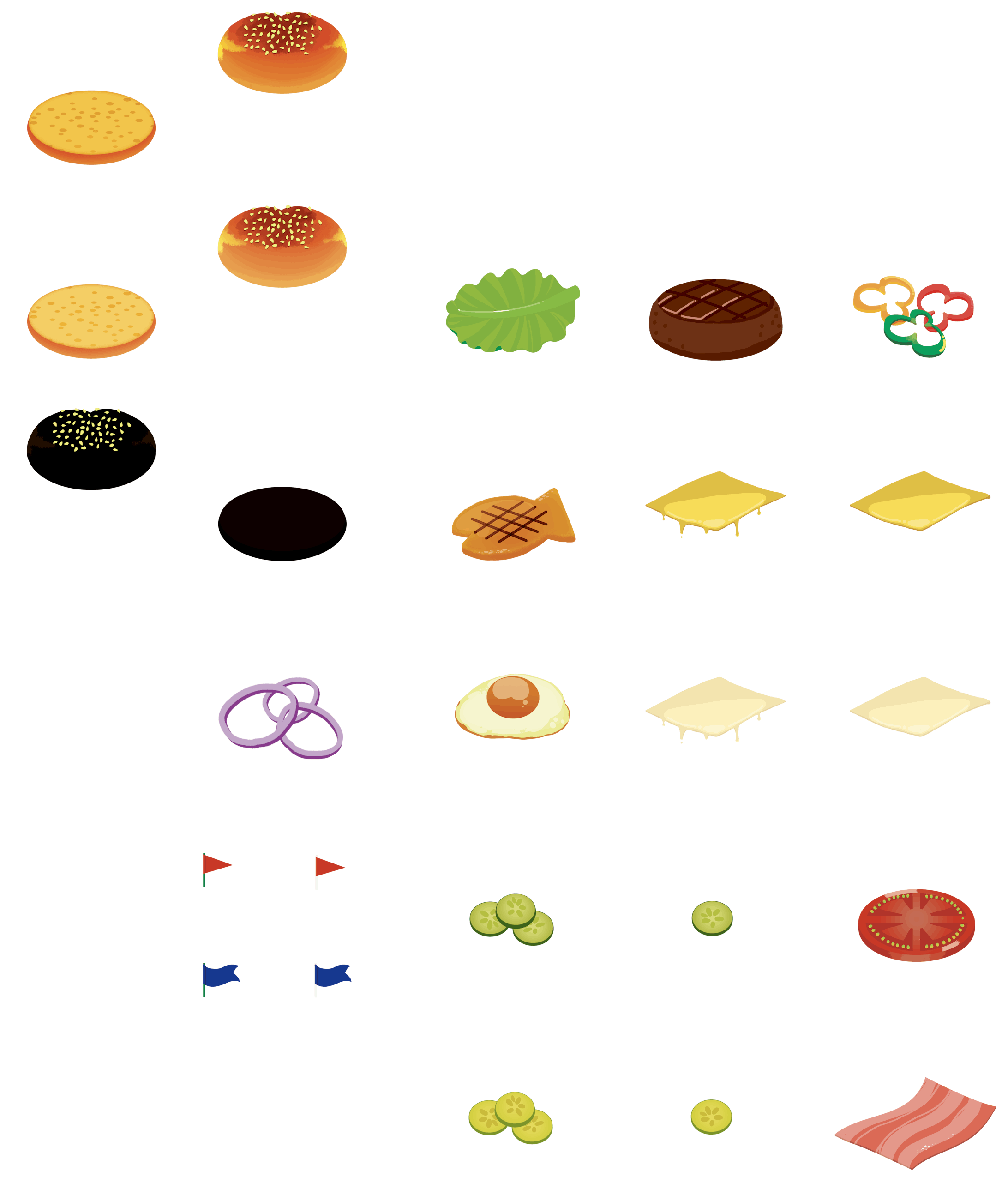 ハンバーガー -1