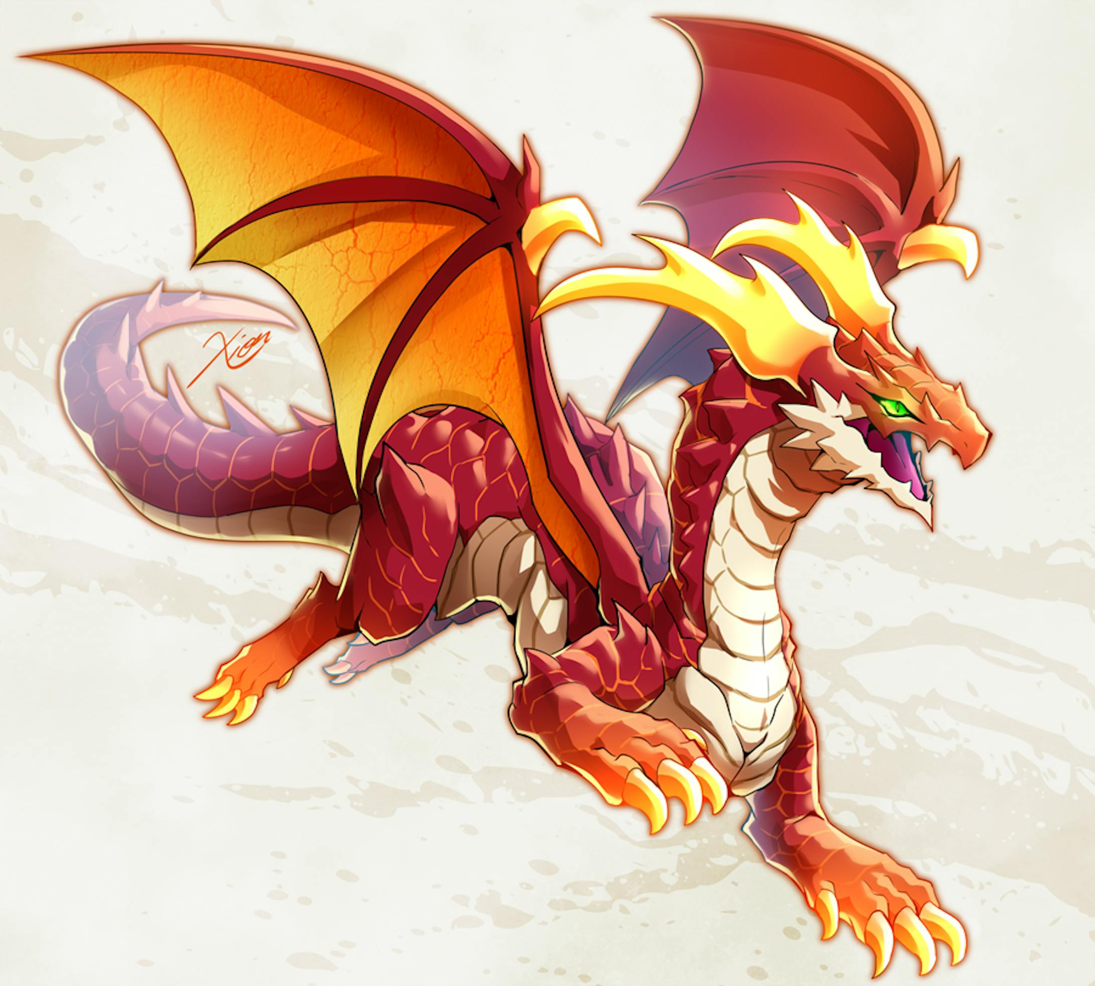 創作 ドラゴンイラスト